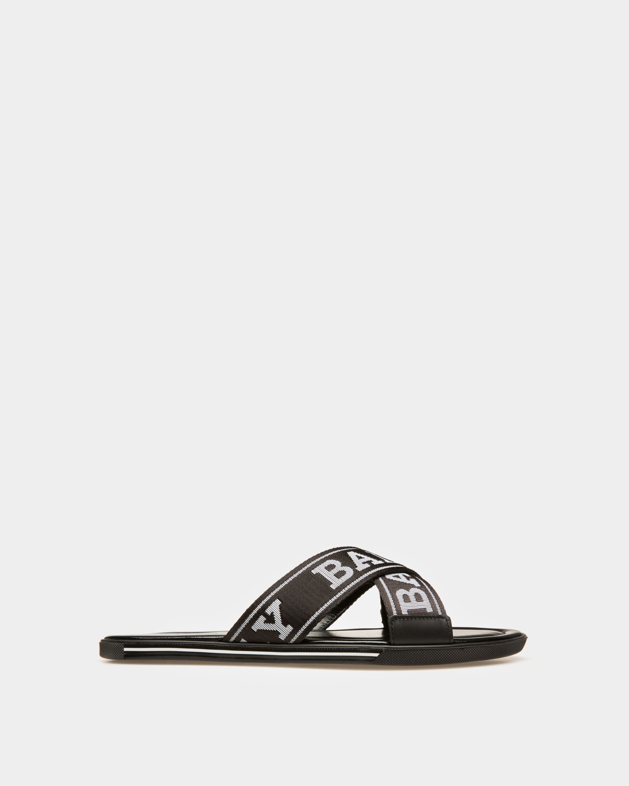 Bally Global - Bonks Fabric & Leather Sandals In Black - Black