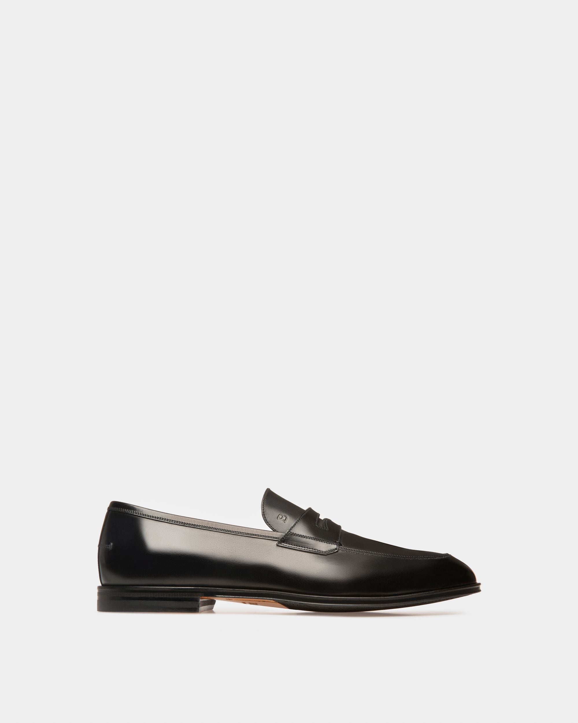 Bally Global - Webb Men's Calf Leather Penny Loafer In Black - Noir