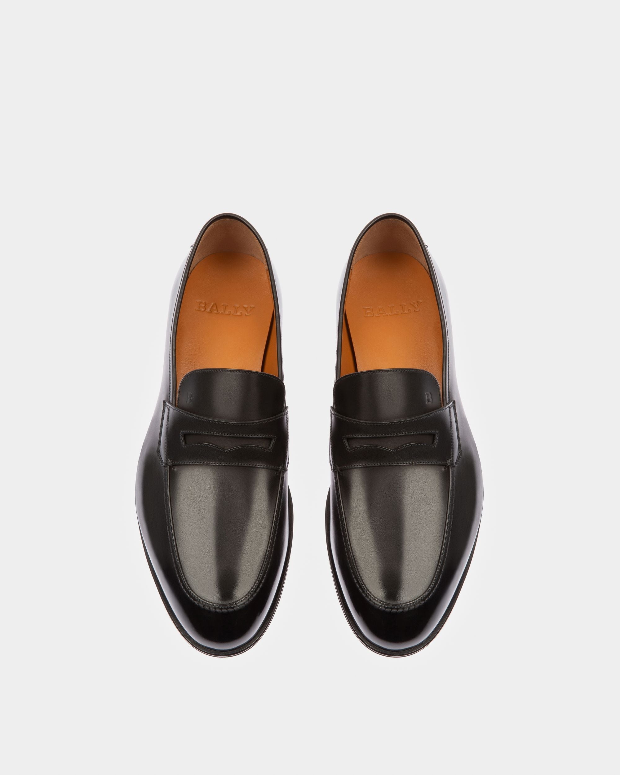 Bally Global - Webb Men's Calf Leather Penny Loafer In Black - Noir