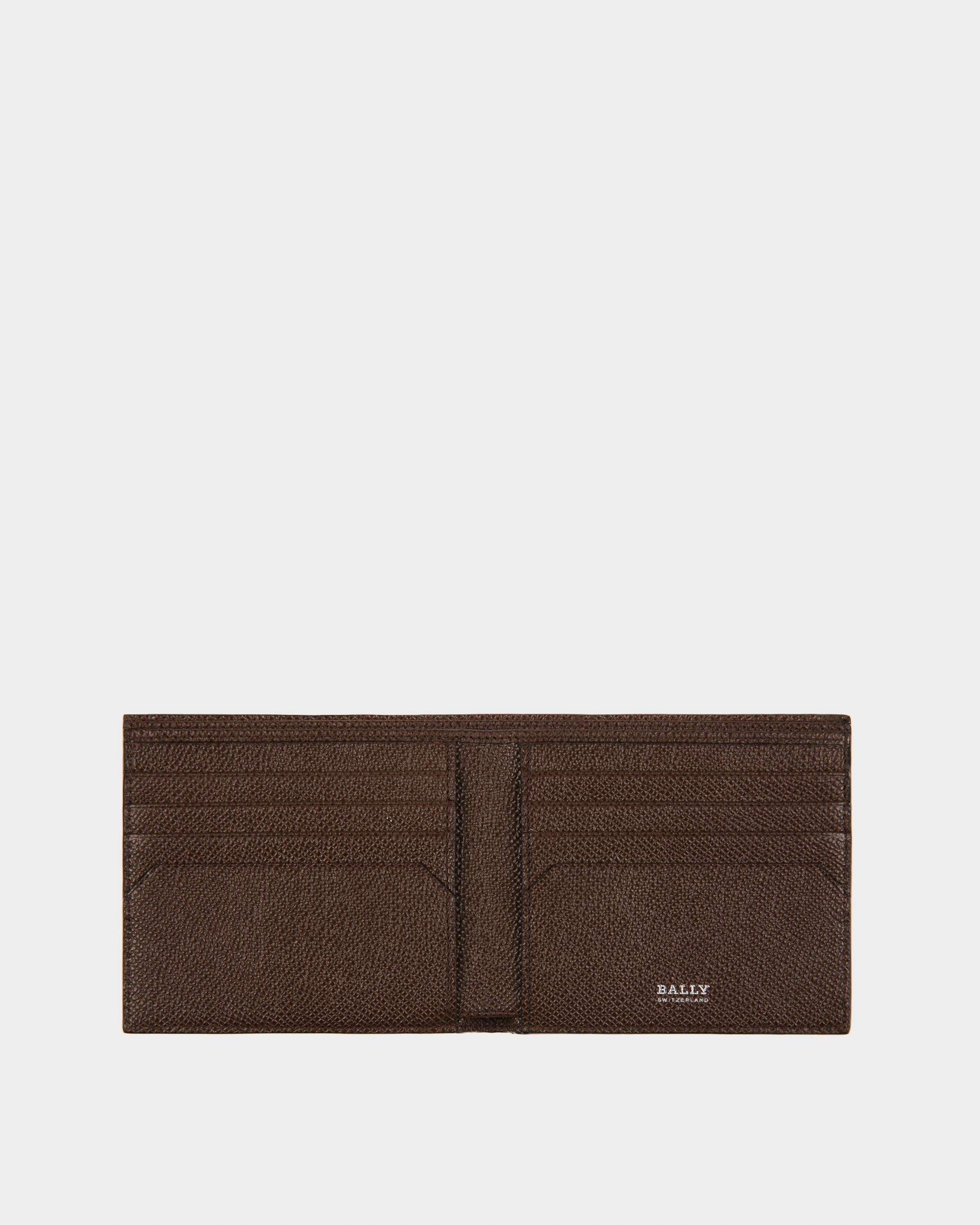 Bally Global - Trasai Cartera De Piel Color Café - Marrón
