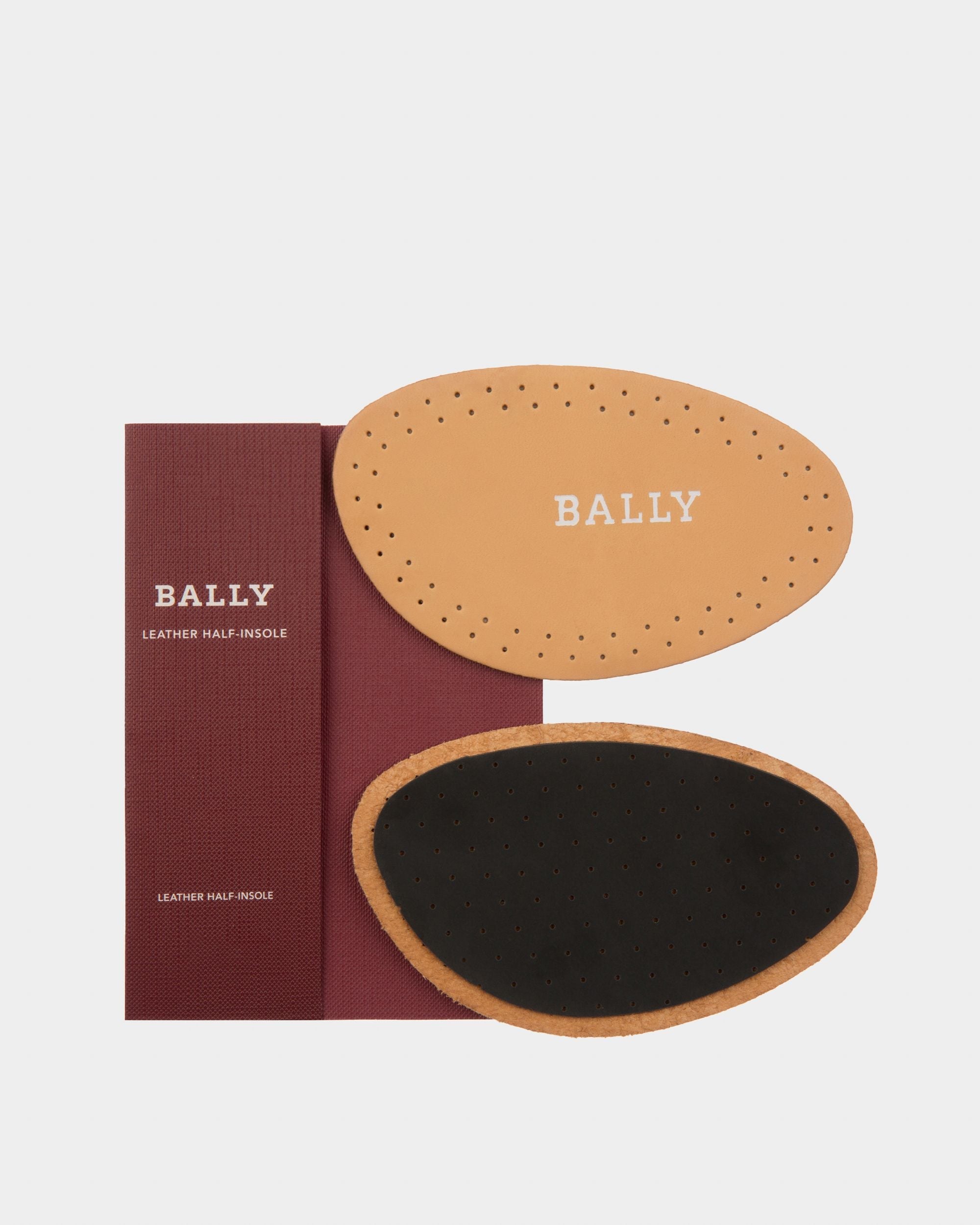 Bally Global - Media Plantilla De Piel - Beige