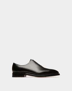 Scolder Men's Plain Calf Leather Oxford Shoe In Black