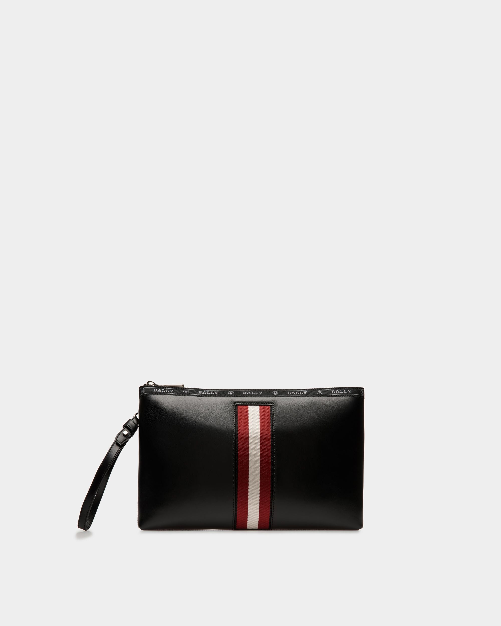 Bally Global - Sac pochette Hartland en cuir noir - Noir