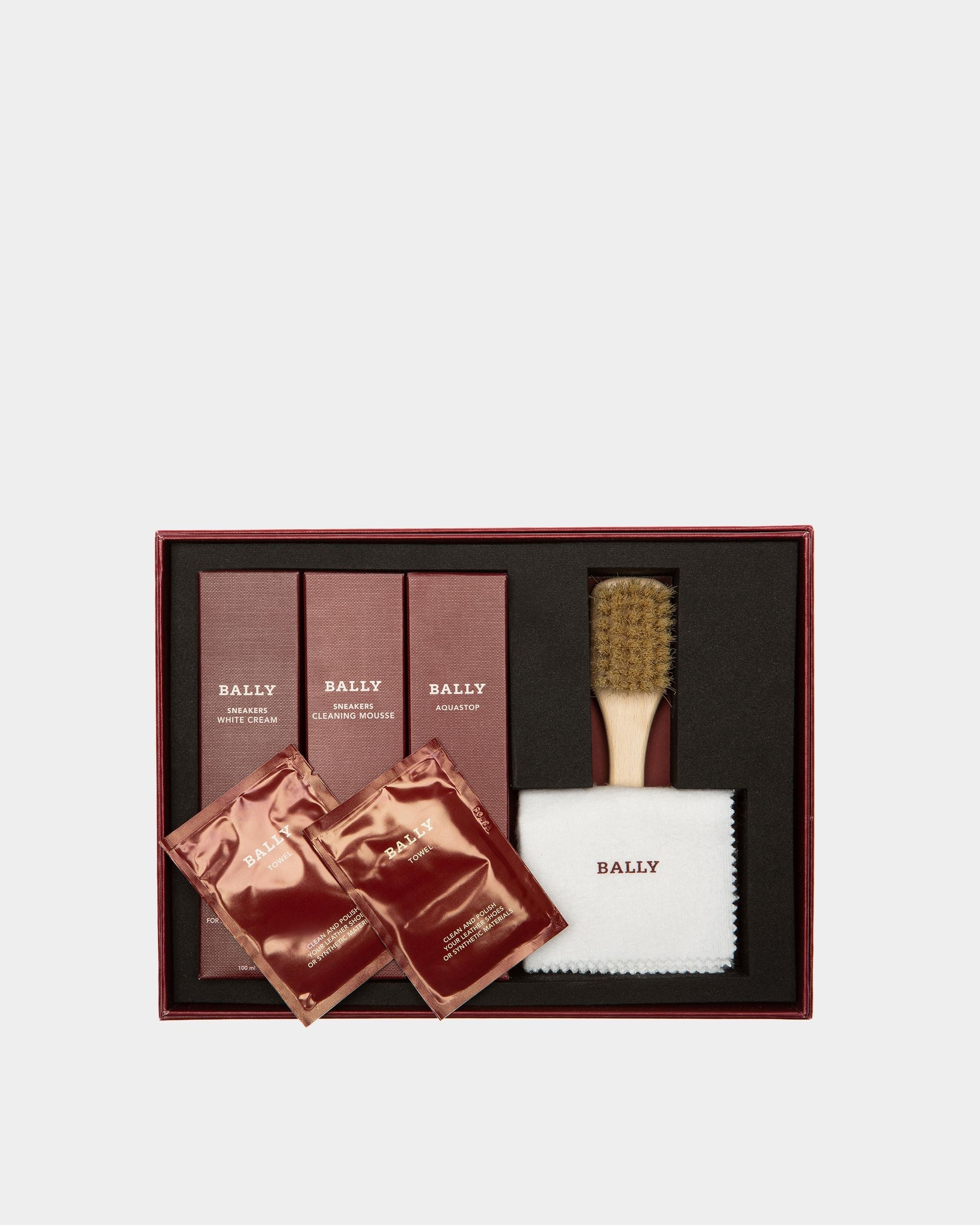 Bally Global - Shoe Care Kit Gift Box In Bally Red - Beige