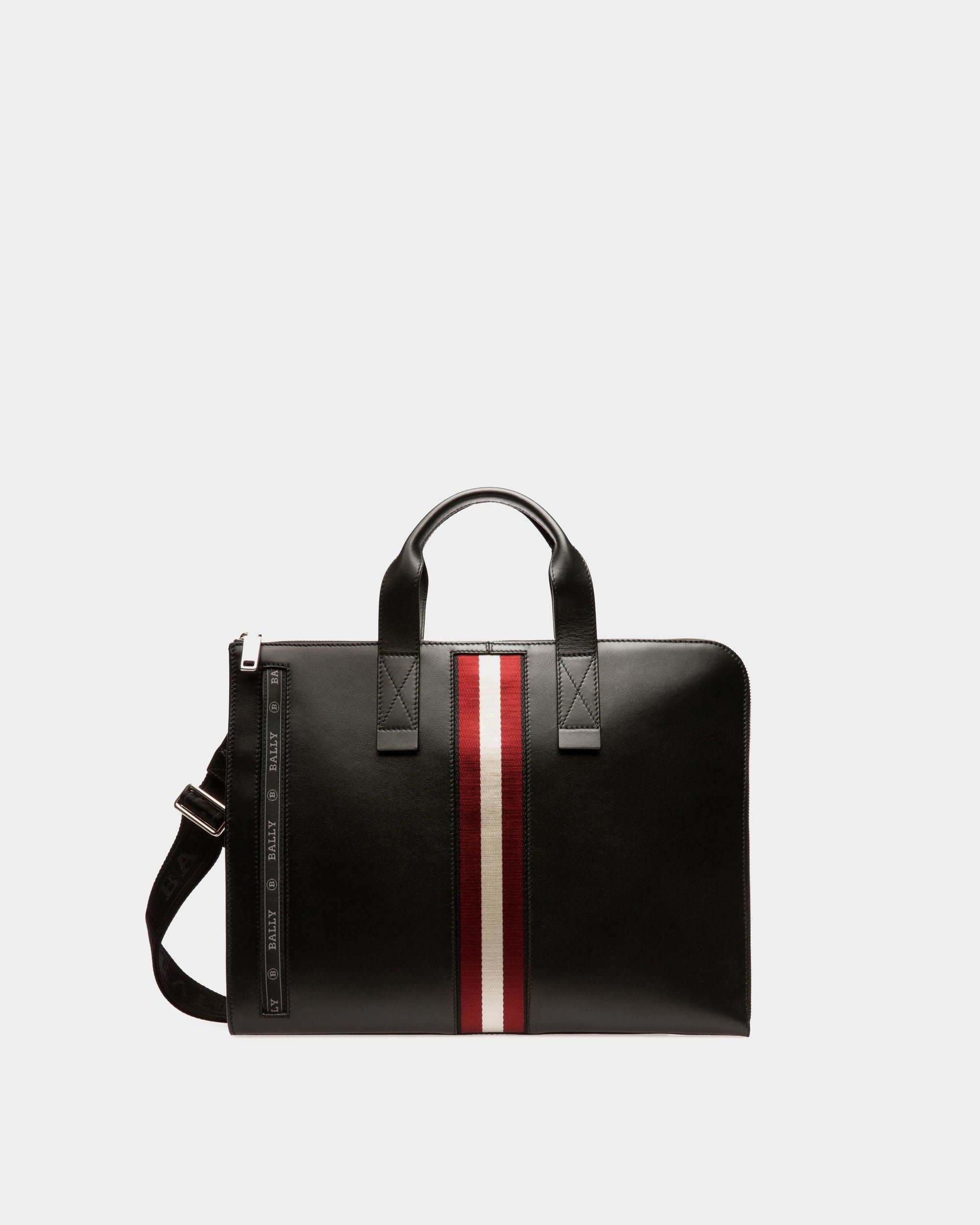 Bally Global - High Point Business Bag In Leather And Synthetic - Black