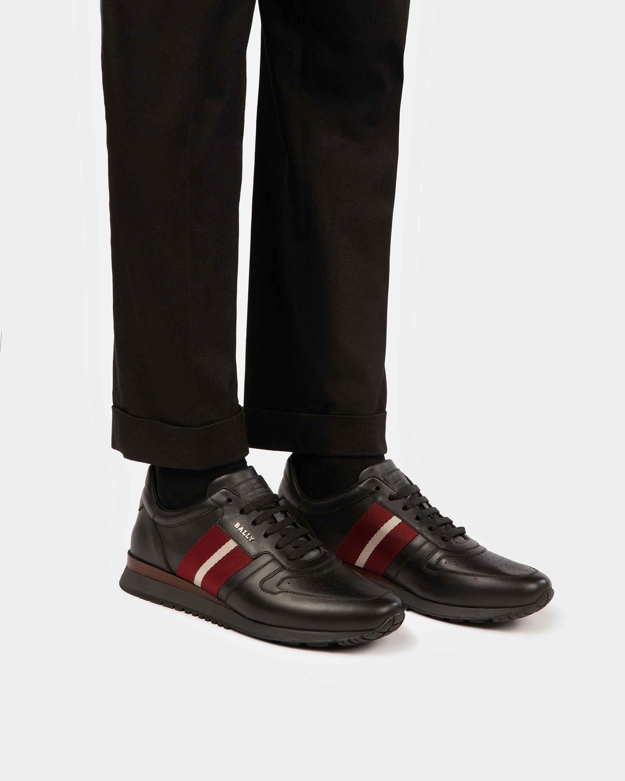 Bally Global - Astel Sneakers En Cuir Noir - Noir
