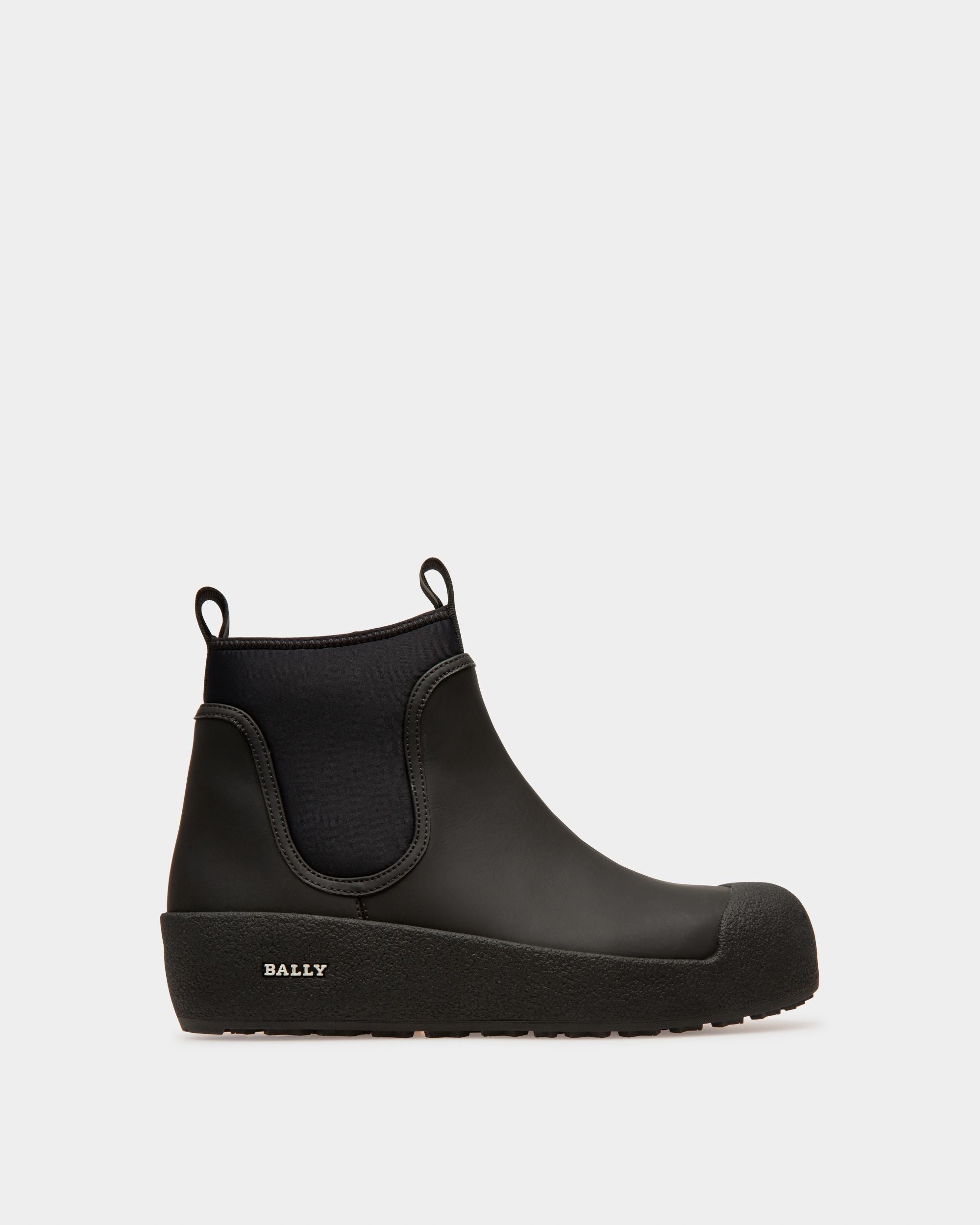 Bally Global - Gadey Leather And Rubber Boots In Black - Black