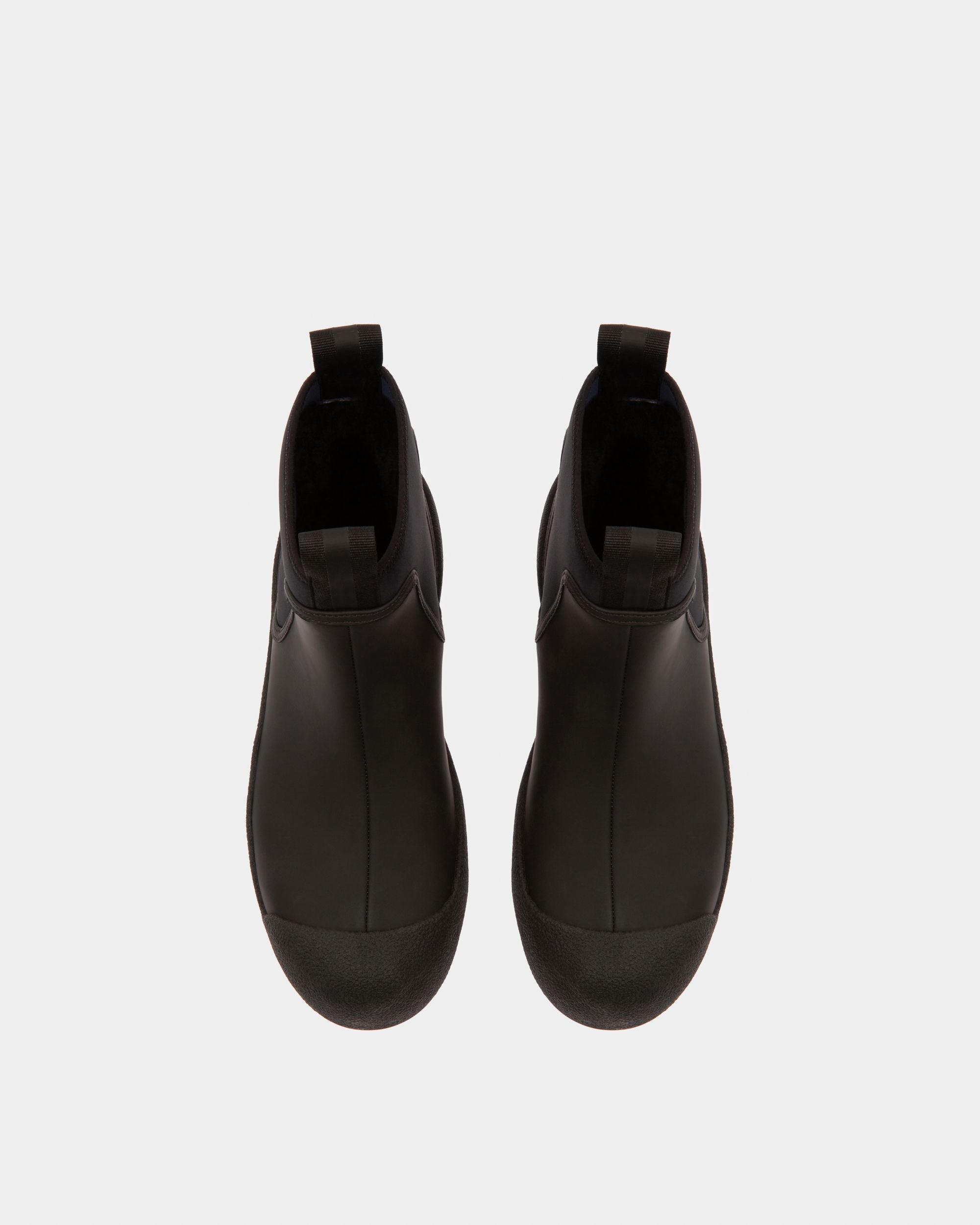 Bally Global - Gadey Leather And Rubber Boots In Black - Black