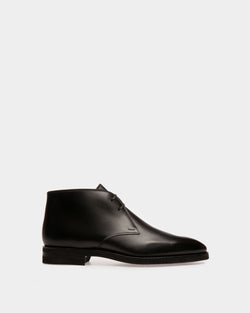 Skiligny Botas En Piel De Color Negro