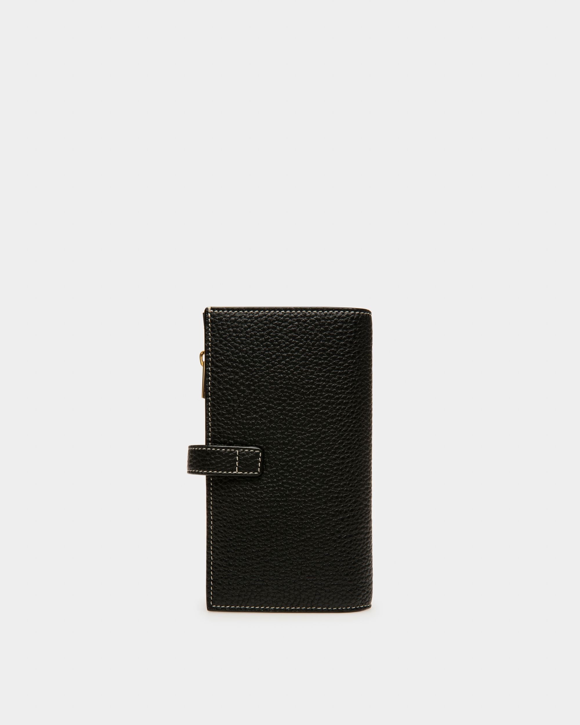 Bally Global - Lock Me French Wallet In Black Leather - Black