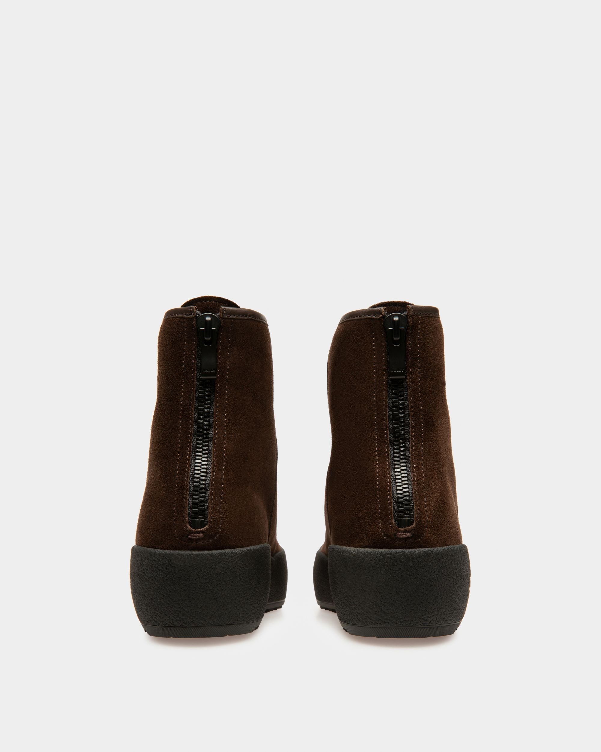 Bally Global - Guard Botas De Piel Para La Nieve En Marrón - Marrón