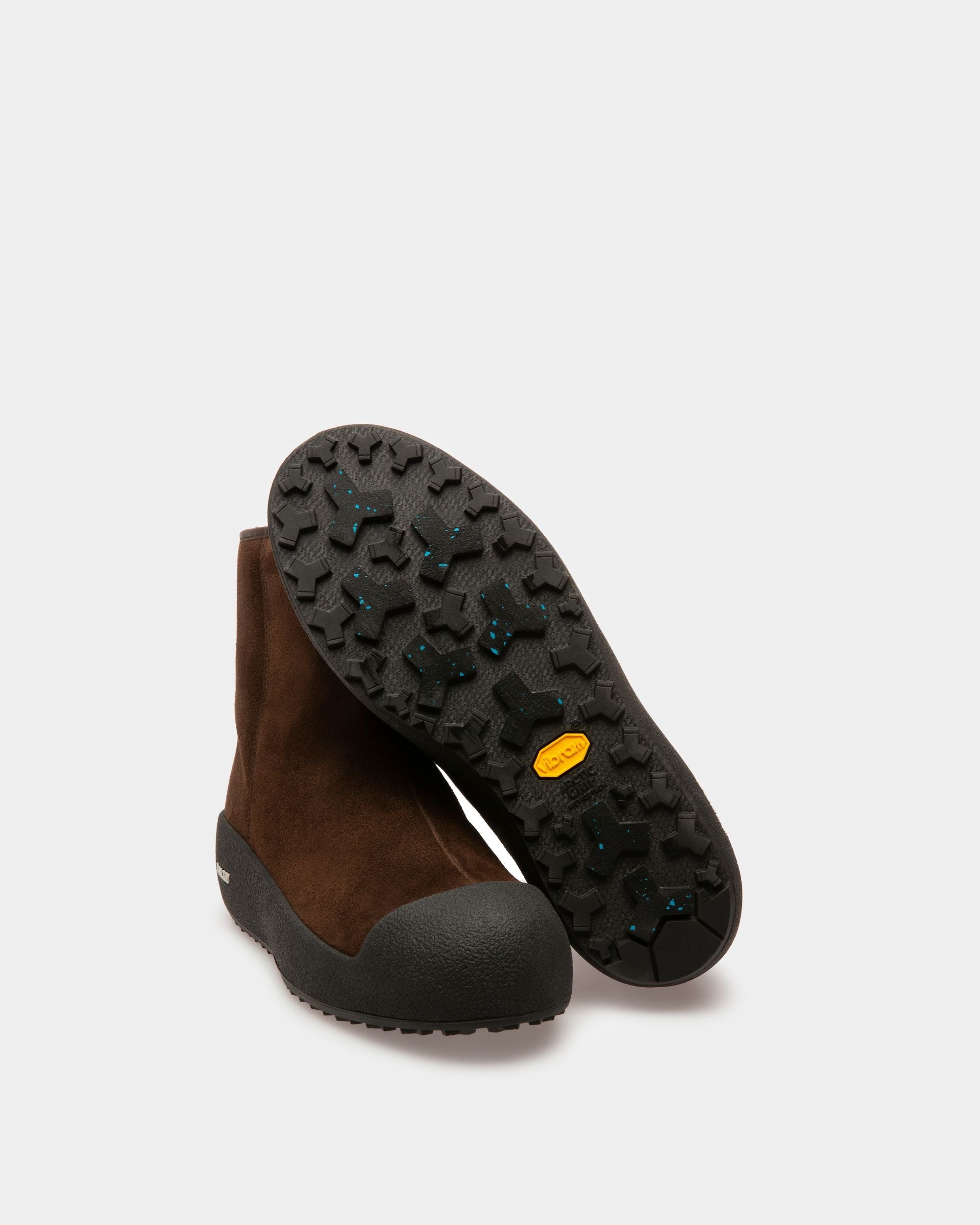 Bally Global - Guard Botas De Piel Para La Nieve En Marrón - Marrón