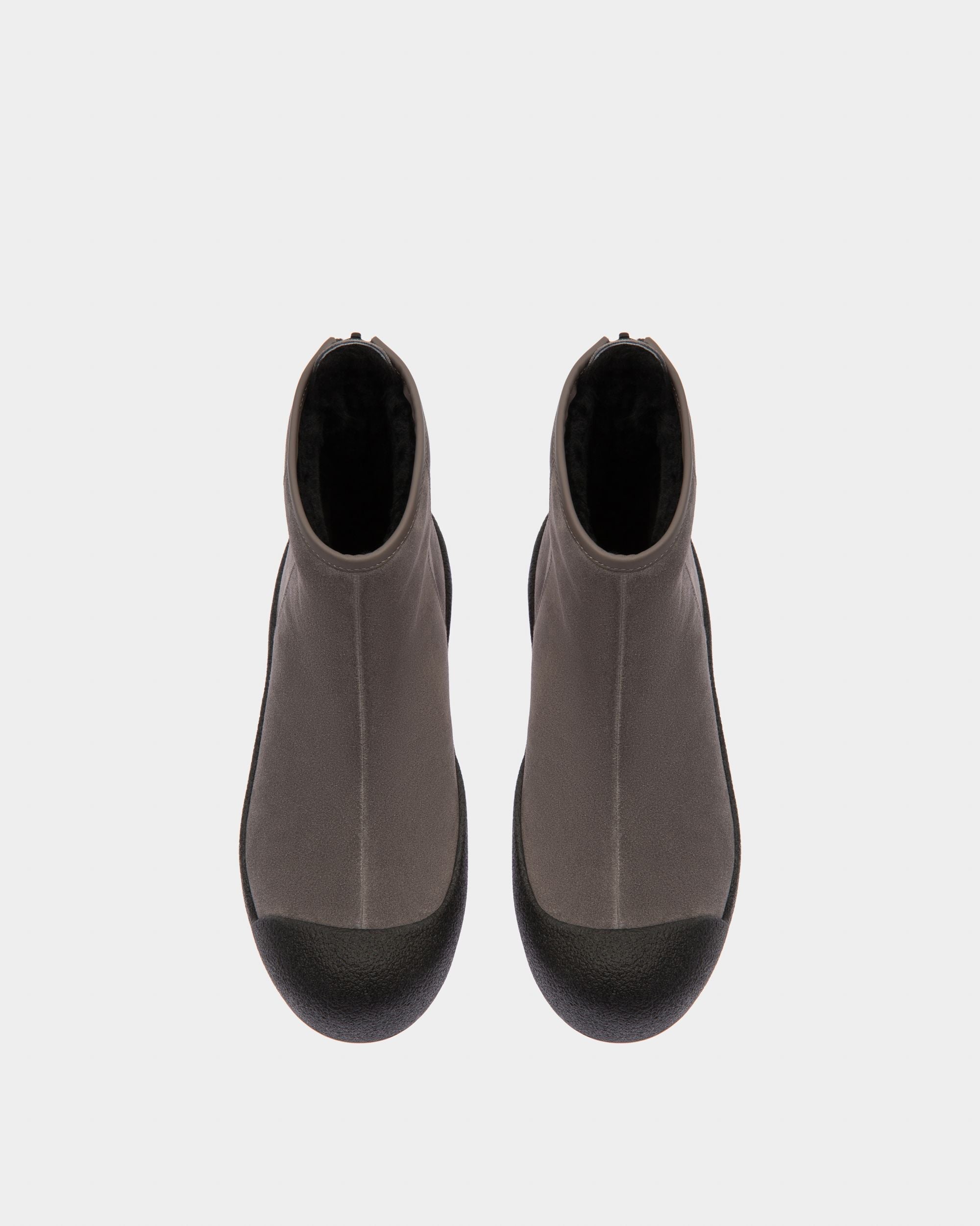 Bally Global - Guard Ii Botas De Nieve De Piel En Mineral Oscuro - Gris