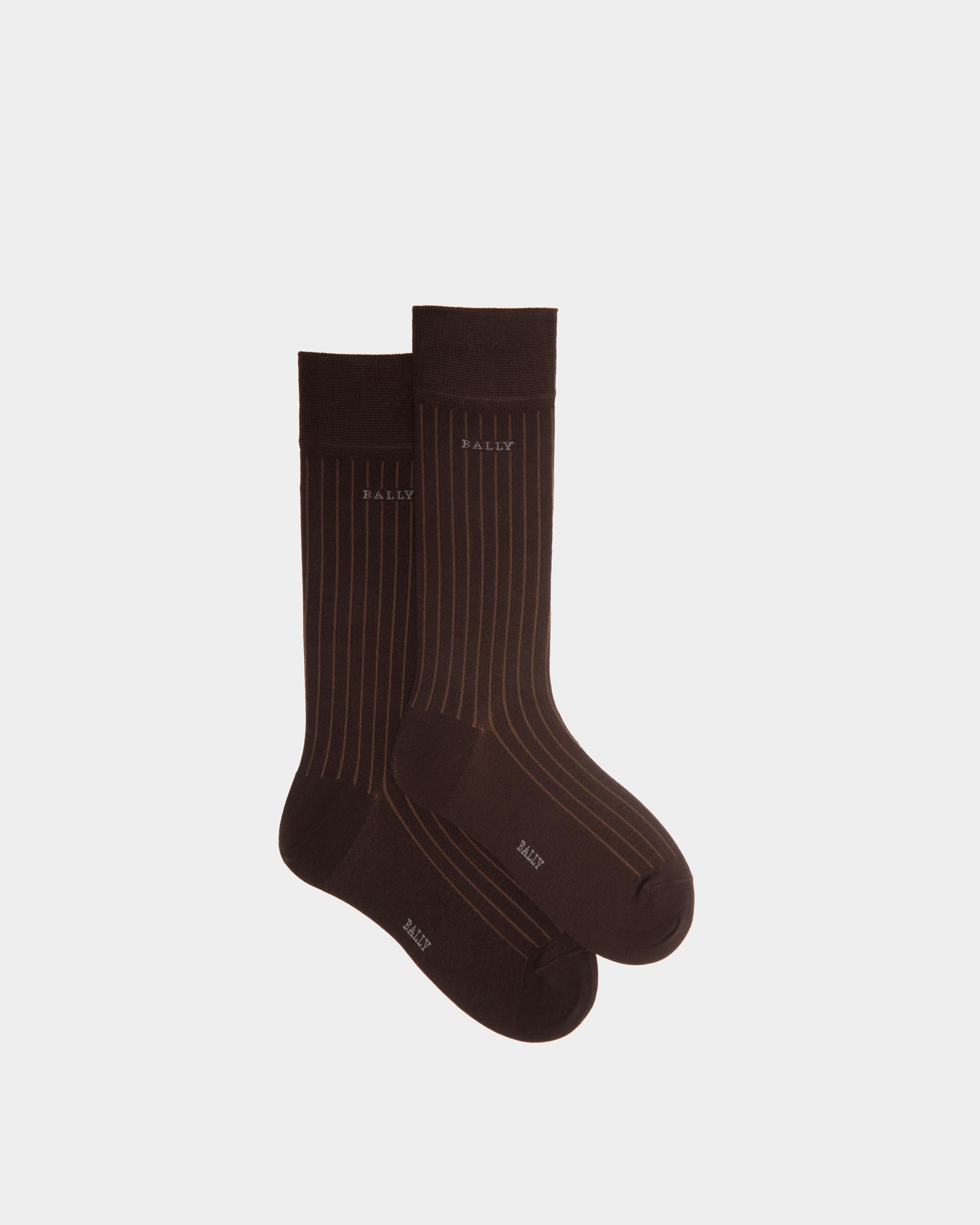 Bally Global - Socks In Brown Cotton - Brown