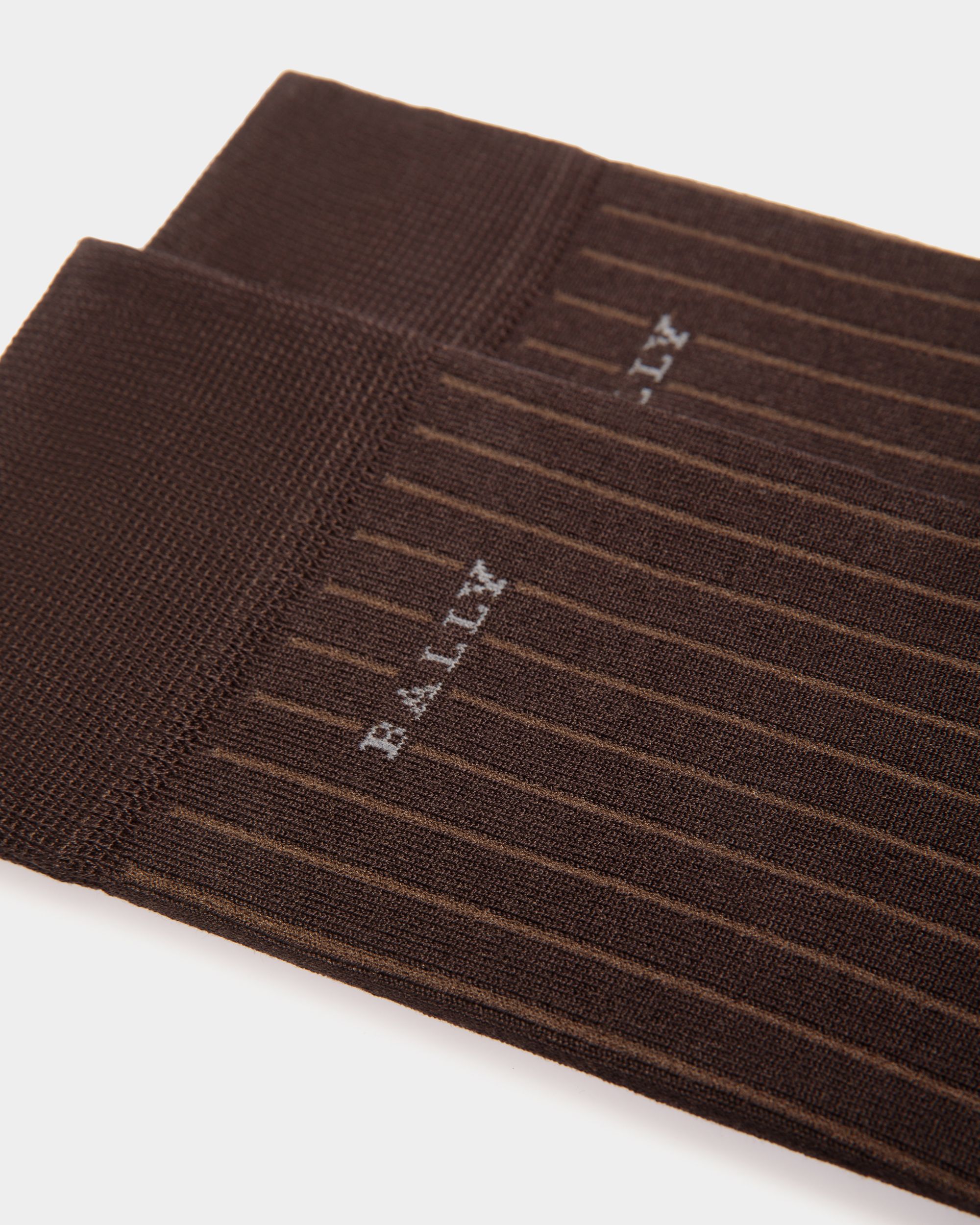 Bally Global - Socks In Brown Cotton - Brown