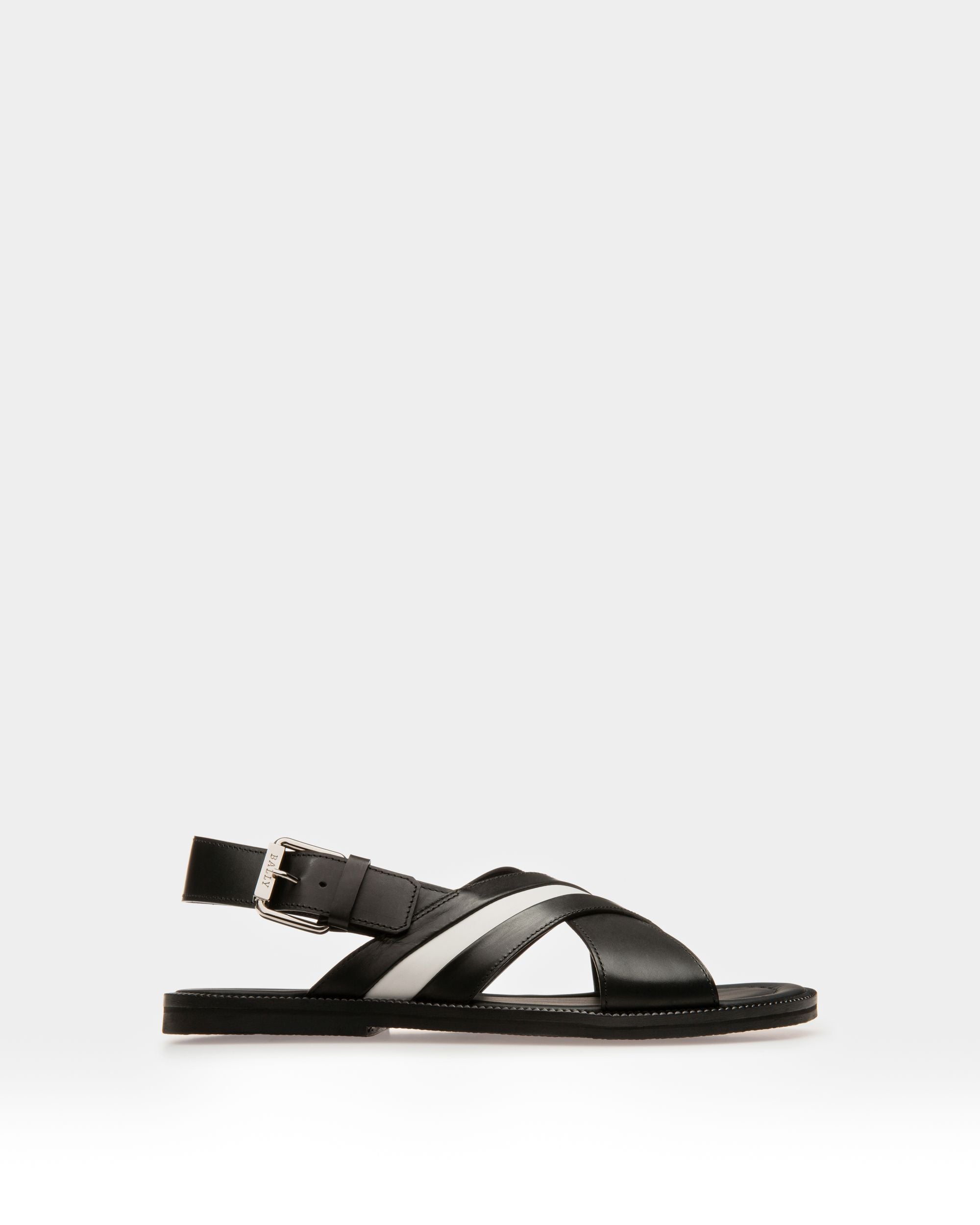Bally Global - Jameel Leather Sandals In Black - Black