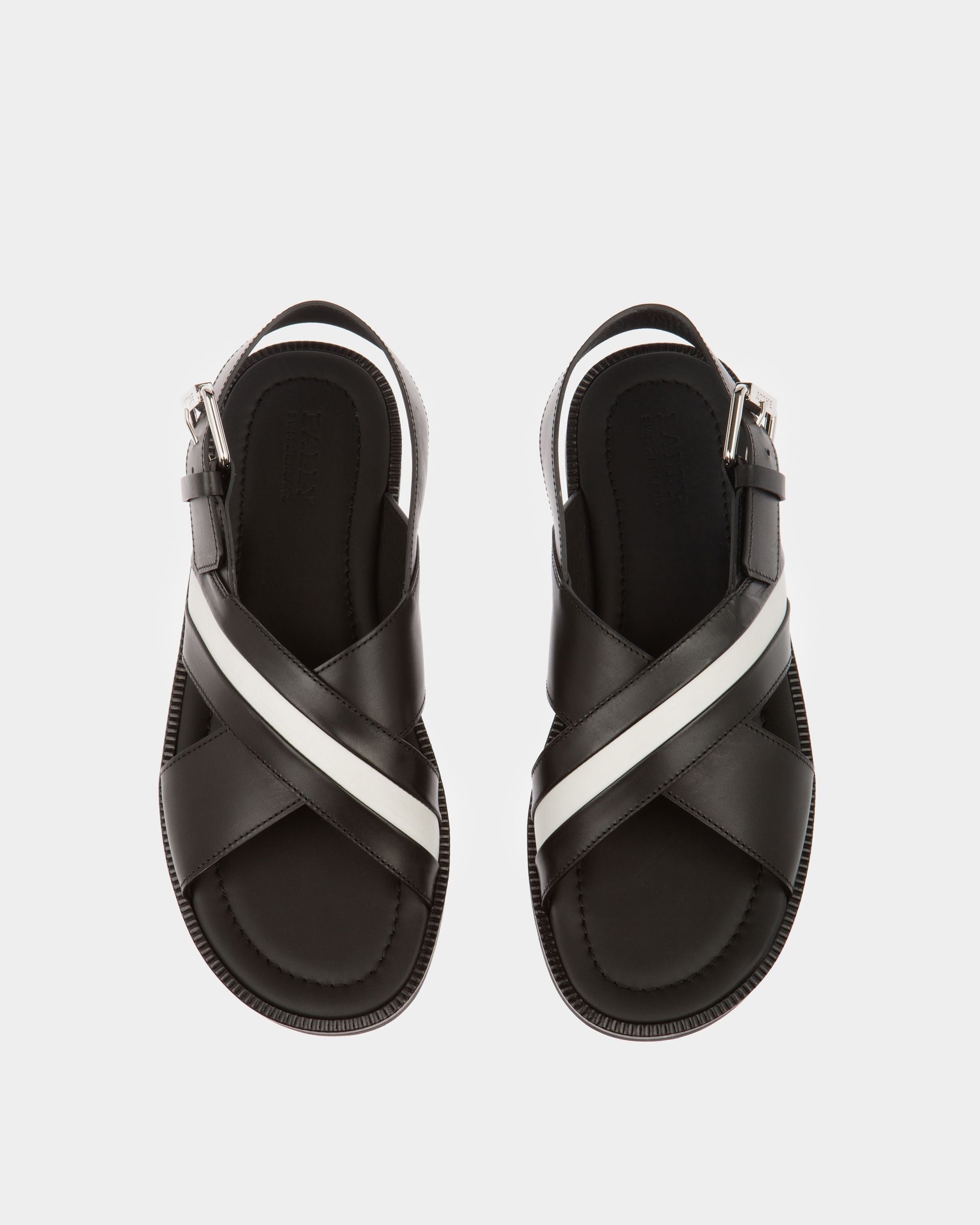 Bally Global - Jameel Leather Sandals In Black - Black