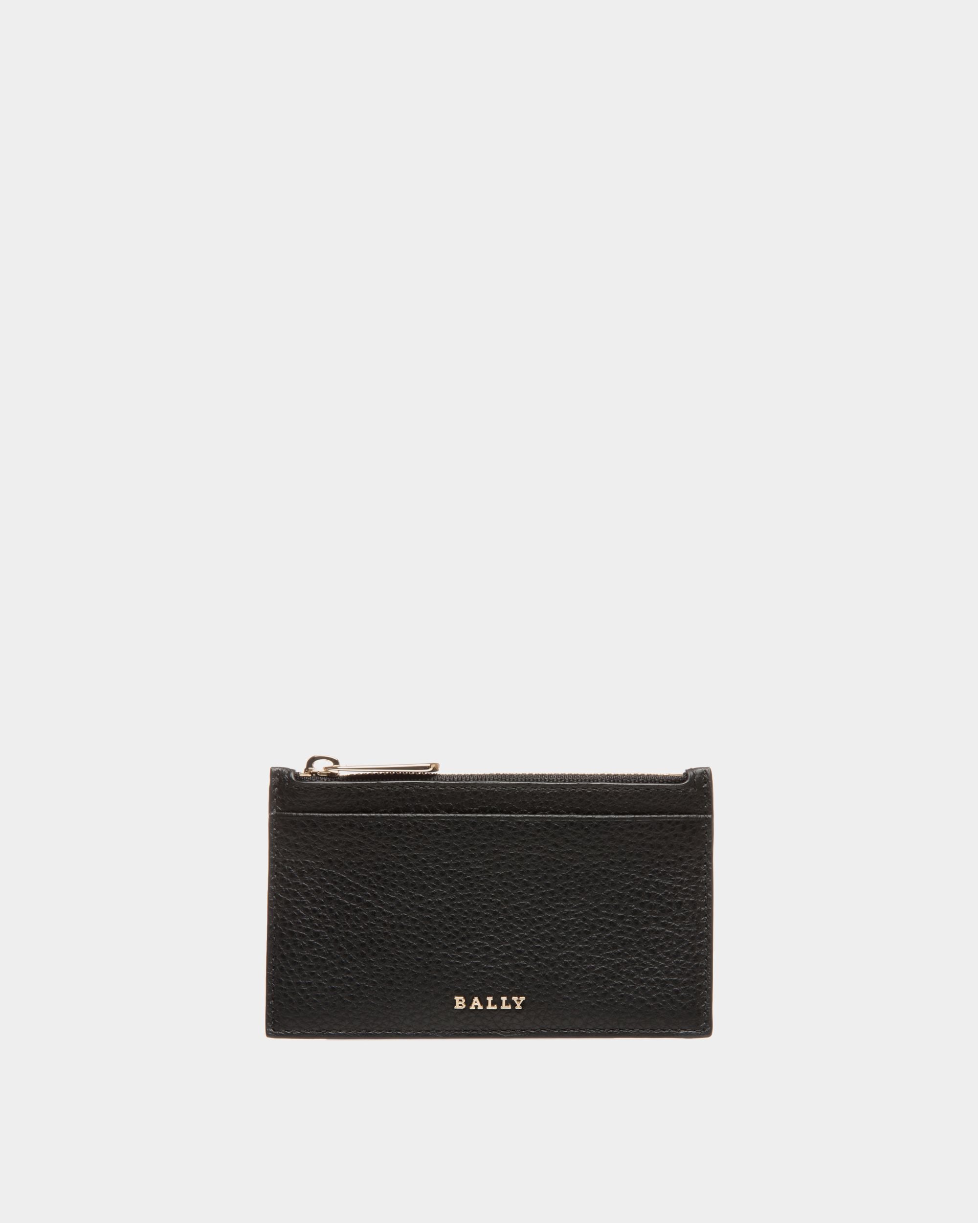 Bally Global - Porte-Cartes De Visite En Cuir Noir - Noir