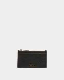 Porte-Cartes De Visite En Cuir Noir