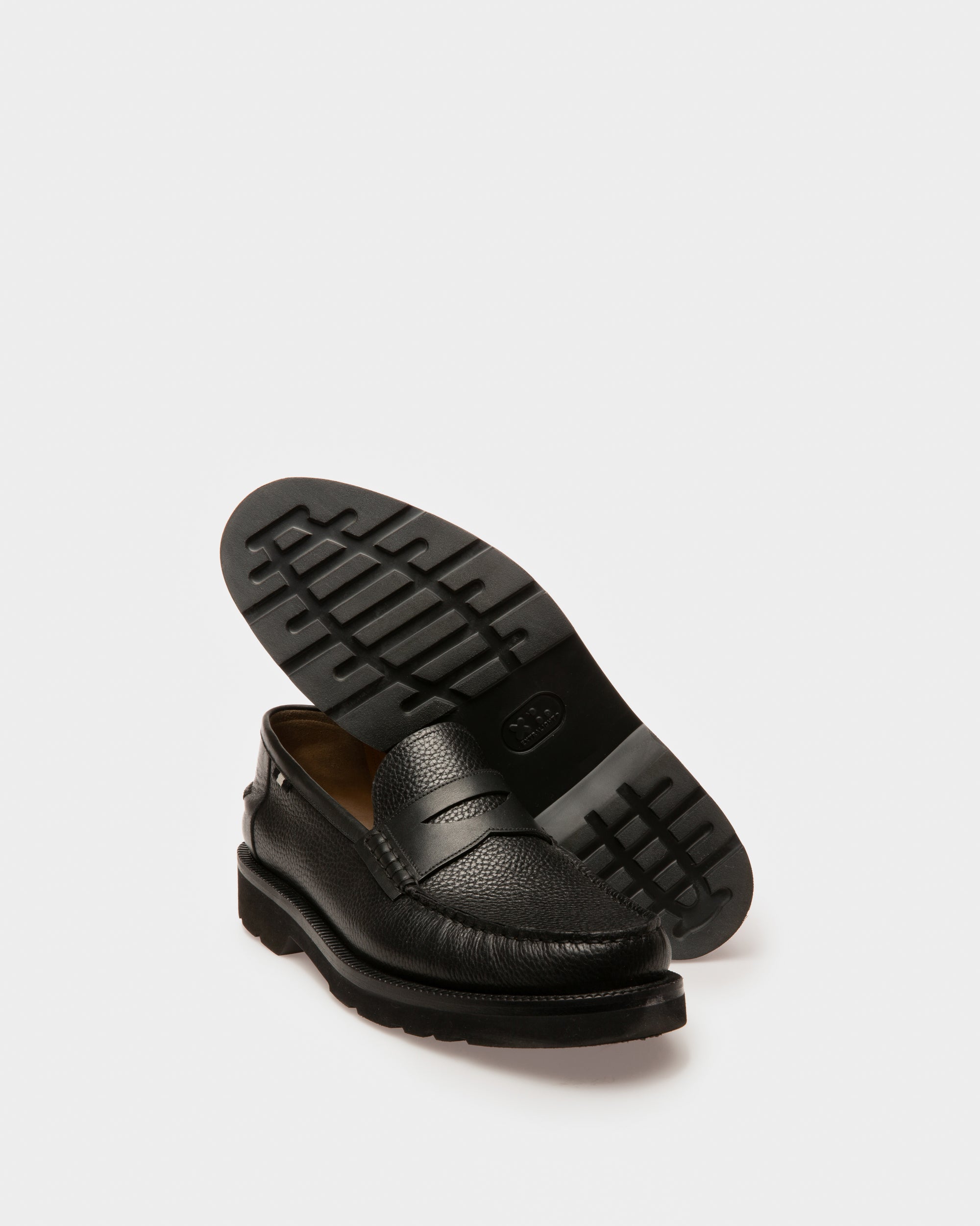 Bally Global - Noah Leather Loafers In Black - Black