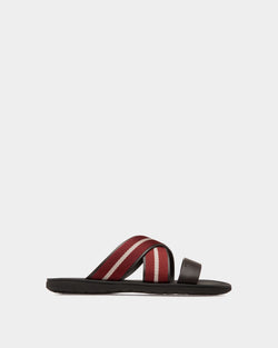 Sandal In Brown Leather
