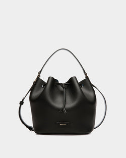 Bag In Black Bovine Split