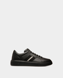 Moony Zapatillas De Piel En Negro