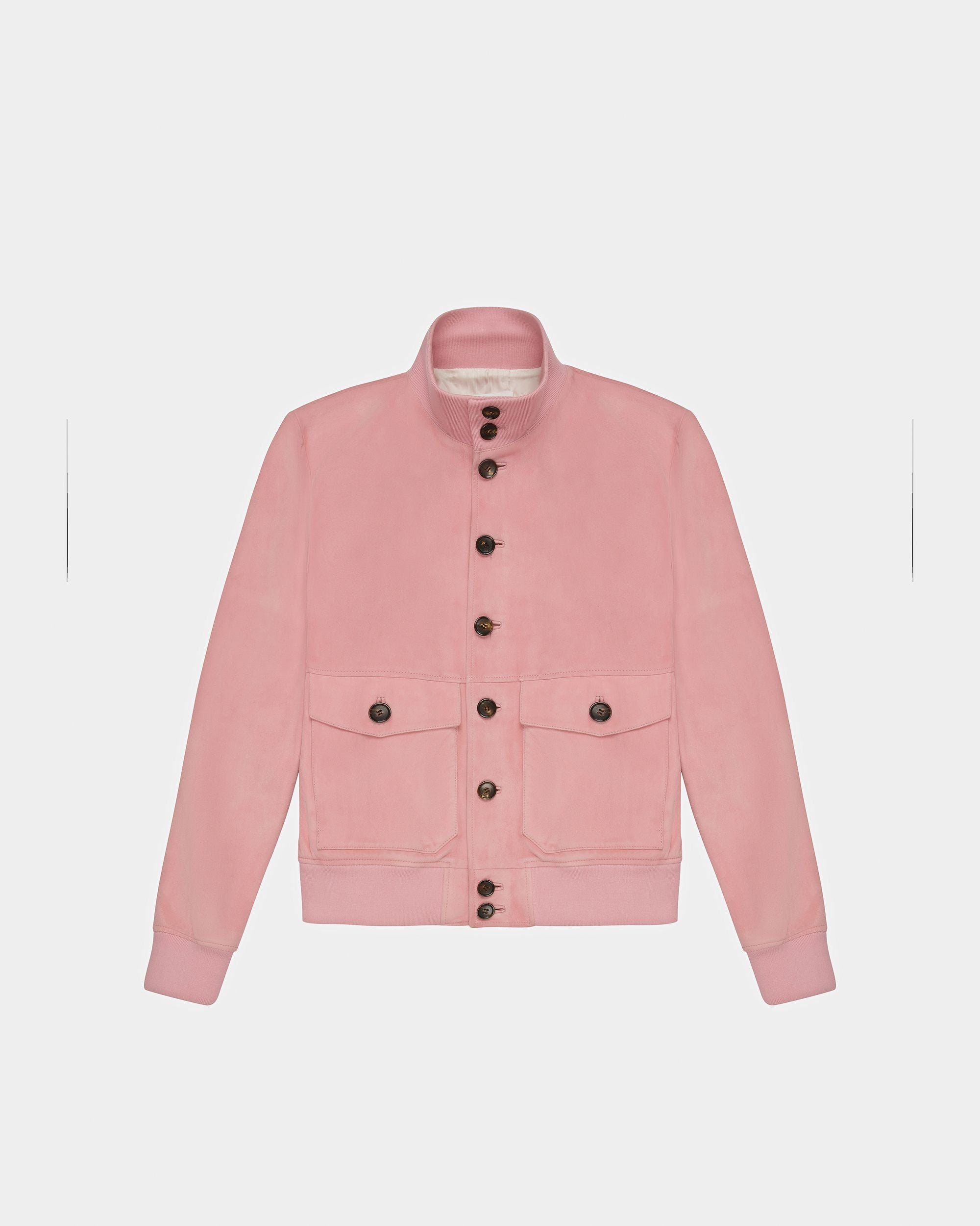 Bally Global - Chaqueta Bómber De Piel Rosa - Rosa