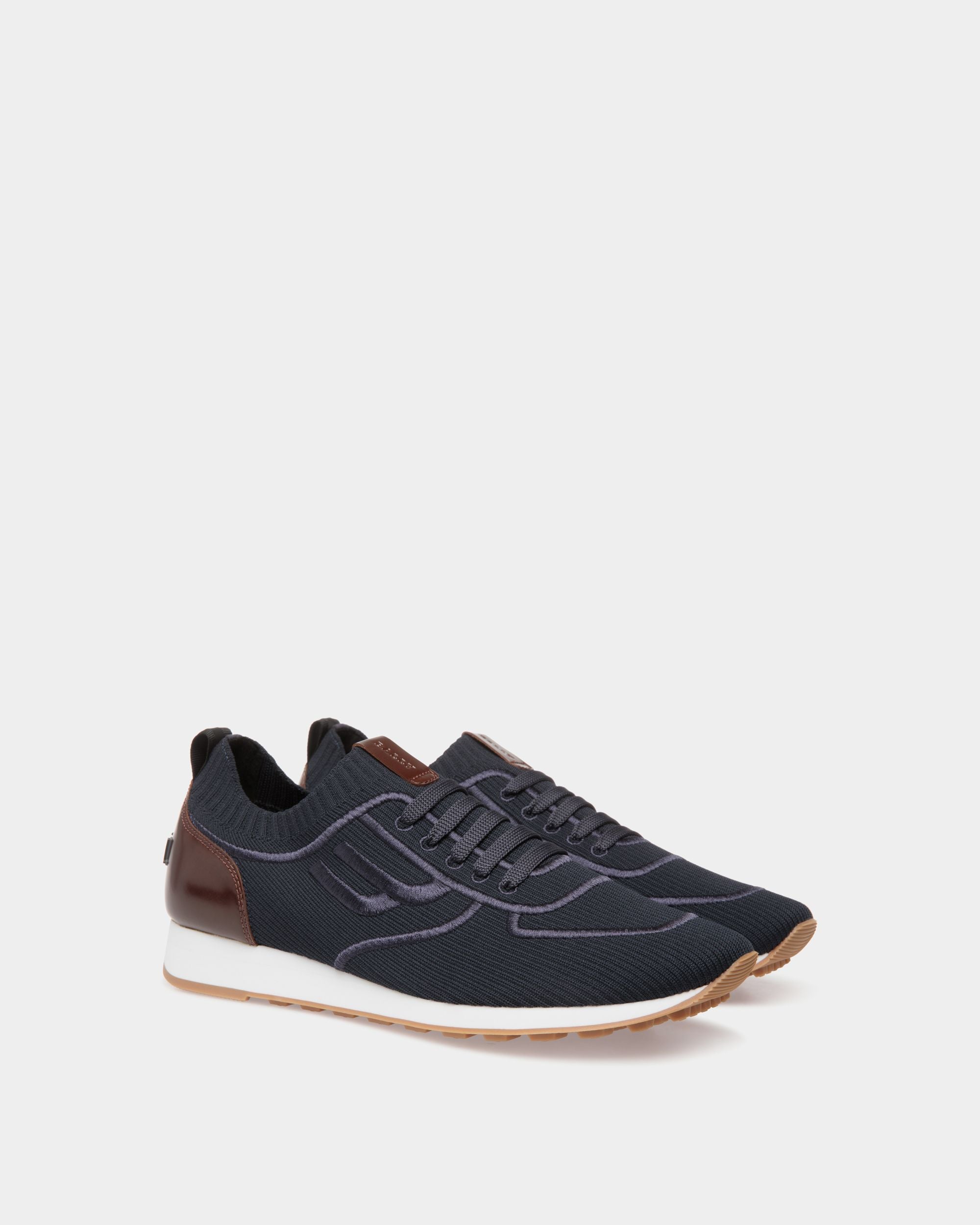 Bally Global - Galaxy Sneaker In Blue Mix Polyester - Blue