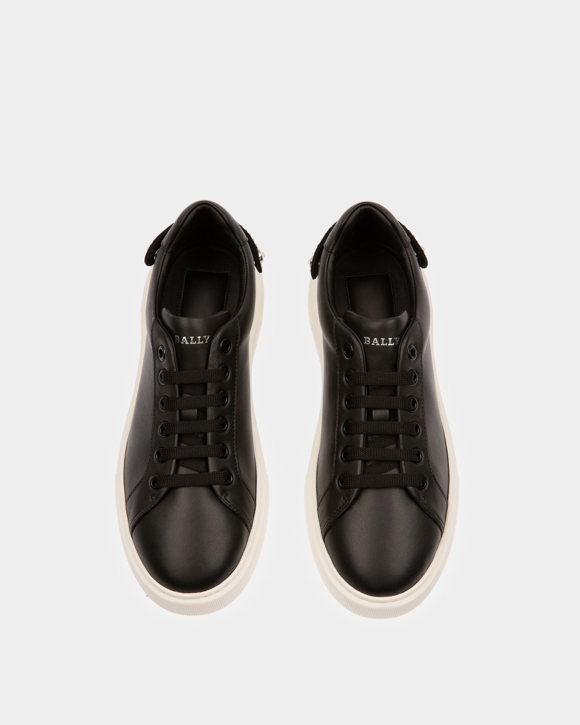 Bally Global - Malya Leather Sneakers In Black - Black