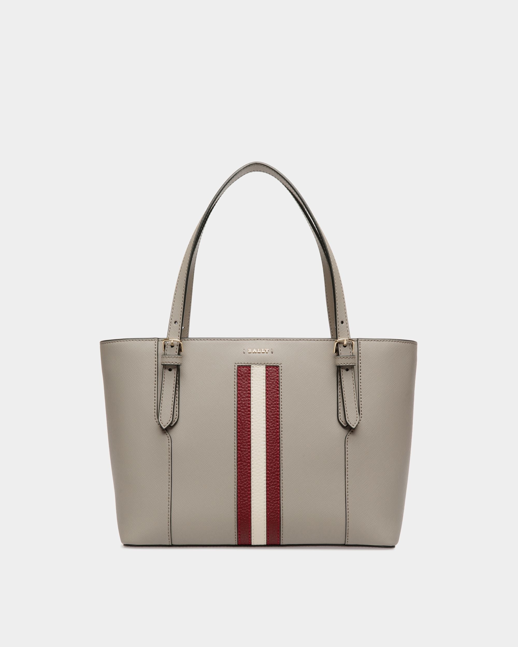 Bally Global - Tote In Grey Bovine Split - Grey