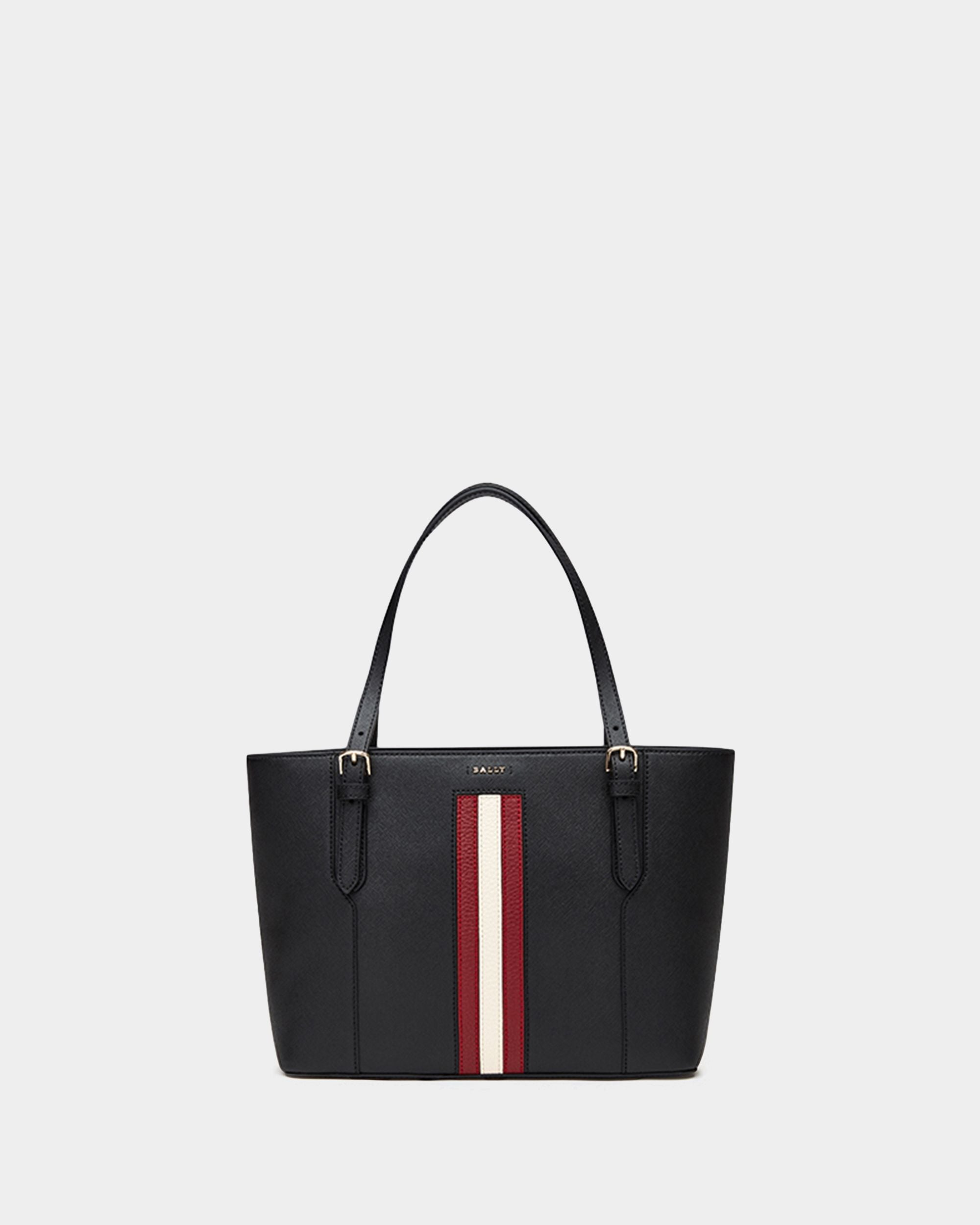 Bally Global - Tote in Black Embossed Leather - Black
