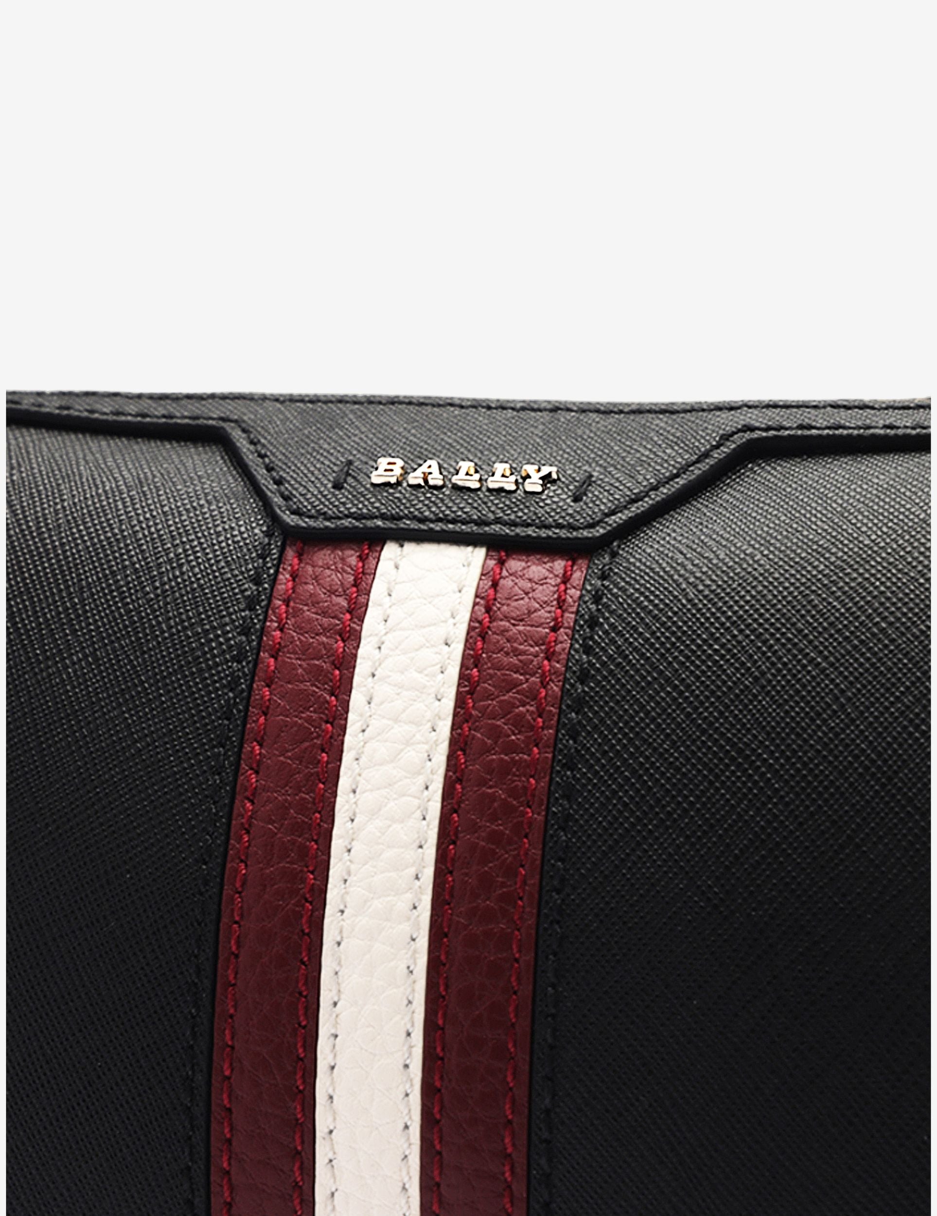 Bally Global - Women's Black Leather Crossbody Shoulder Bag - Black