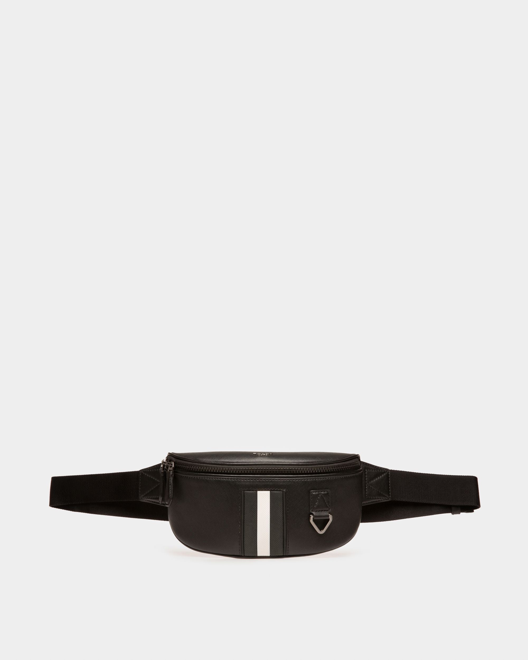 Bally Global - Matey Recycled Leather Bum Bag In Black - Noir