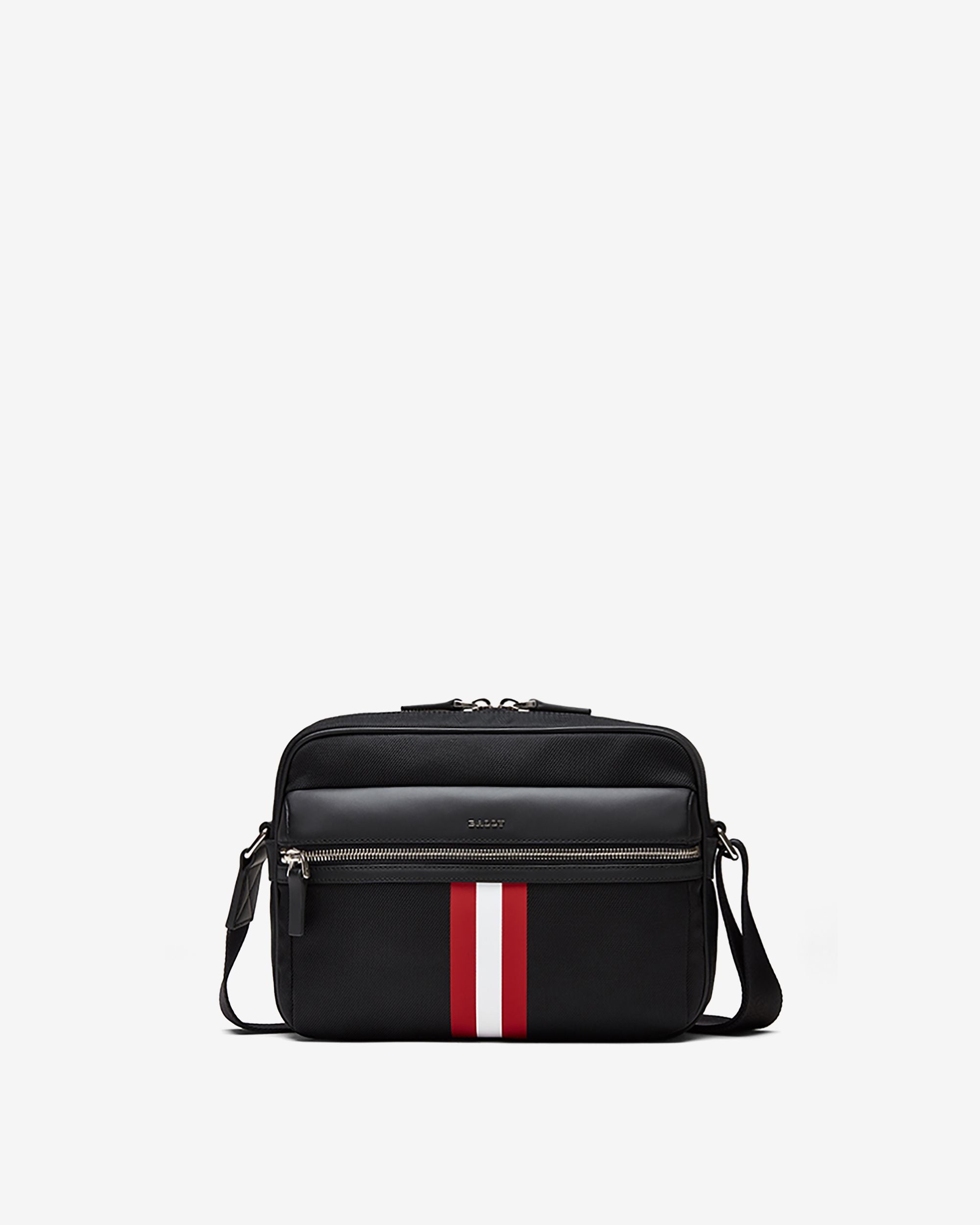 Bally Global - Crossbody Bag in Black Canvas - Black