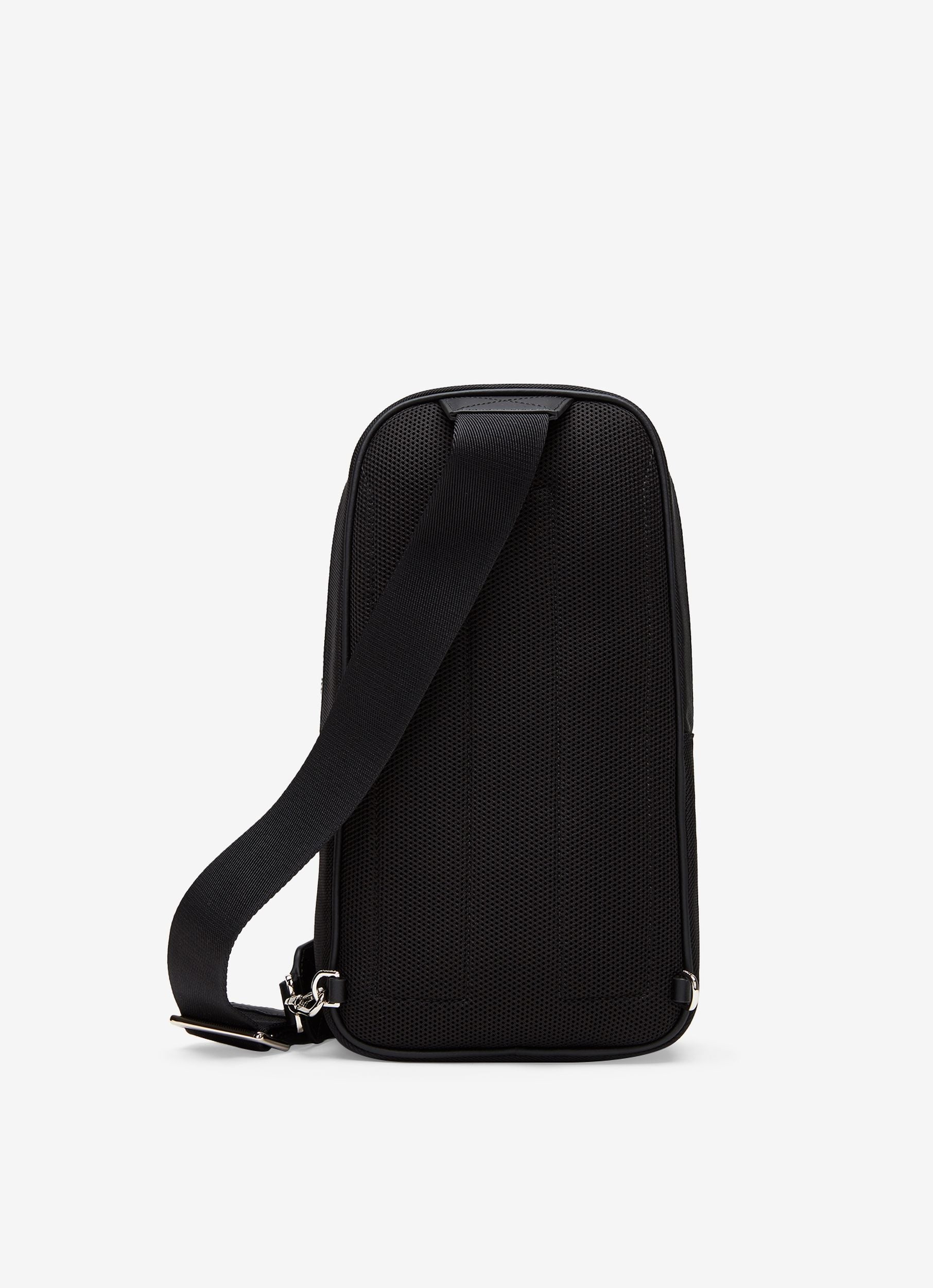 Bally Global - Sling Bag En Toile Noire - Noir