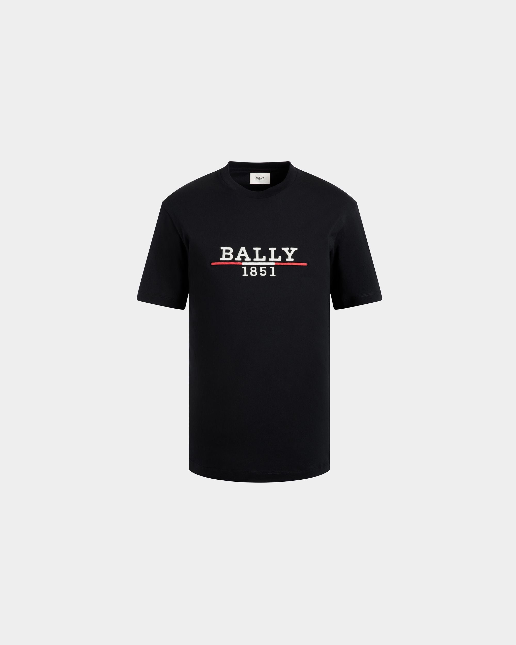 Bally Global - T-Shirt In Black Cotton - Black