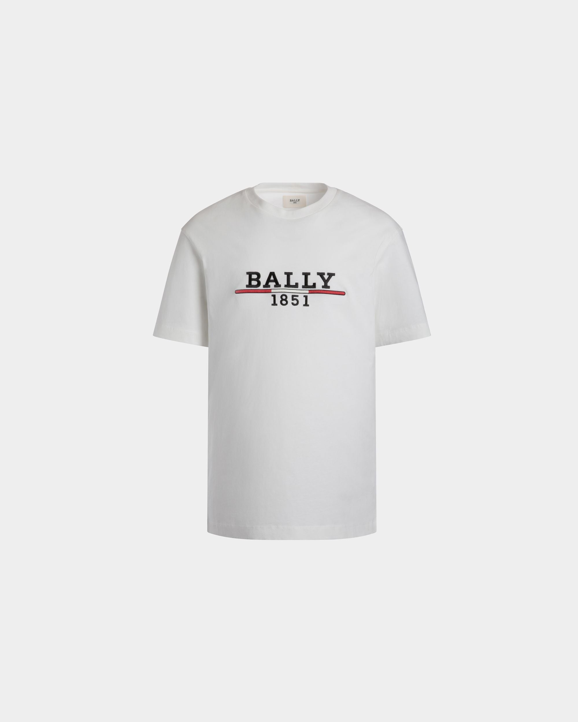 Bally Global - T-Shirt In White Cotton - White