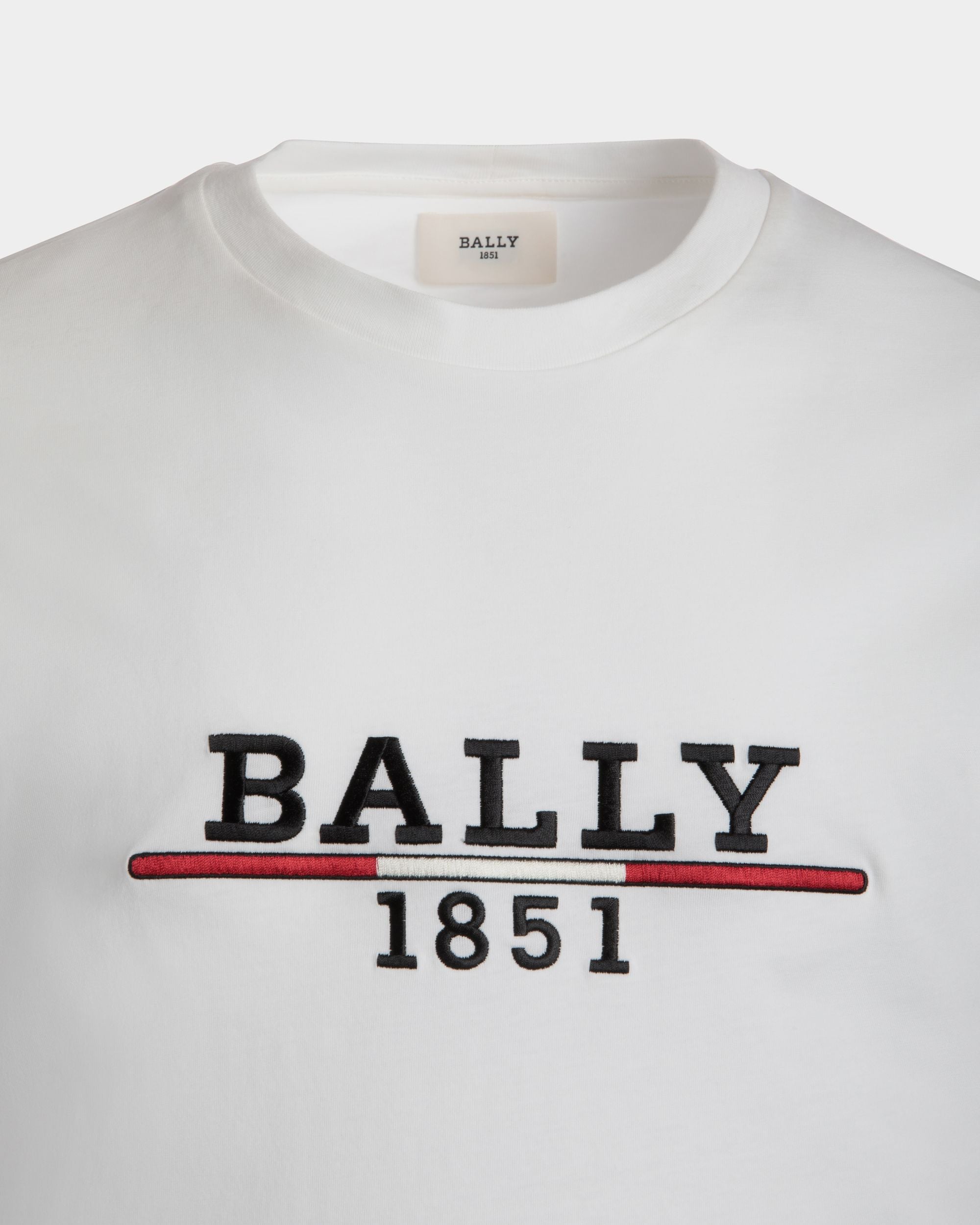 Bally Global - T-Shirt In White Cotton - White