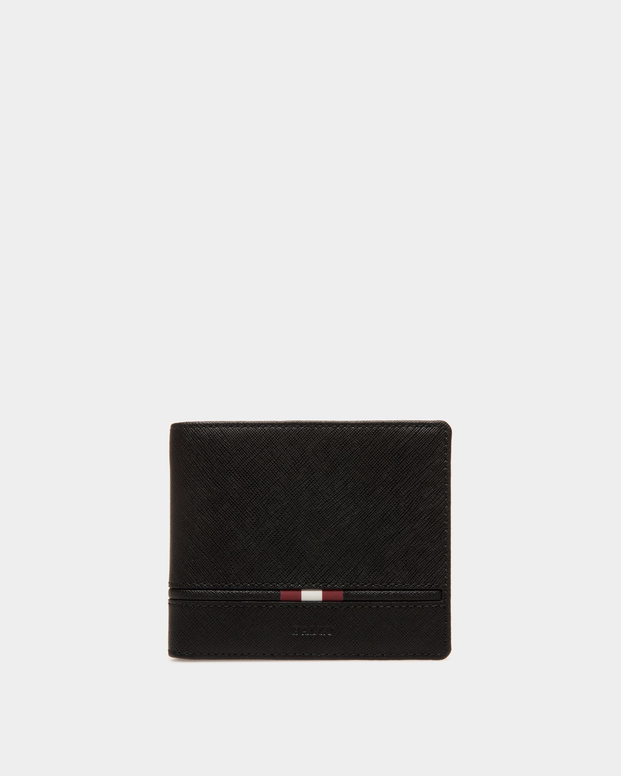 Bally Global - Bifold Wallet In Black Embossed Leather - Black