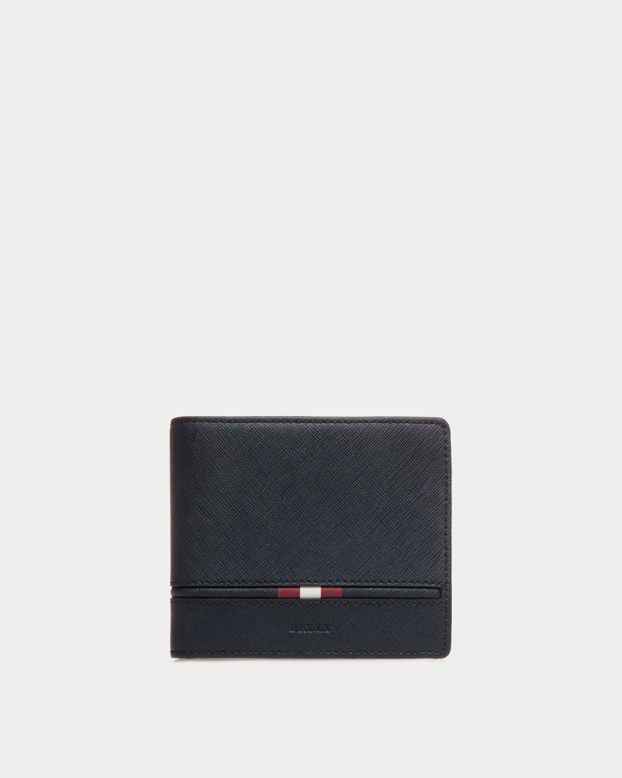 Bally Global - Wallet In Blue Bovine Split - Blue