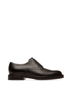 Lace-Ups In Black Leather