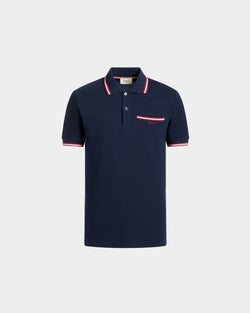 Polo In Blue Cotton