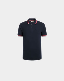 Polo In Blue Cotton