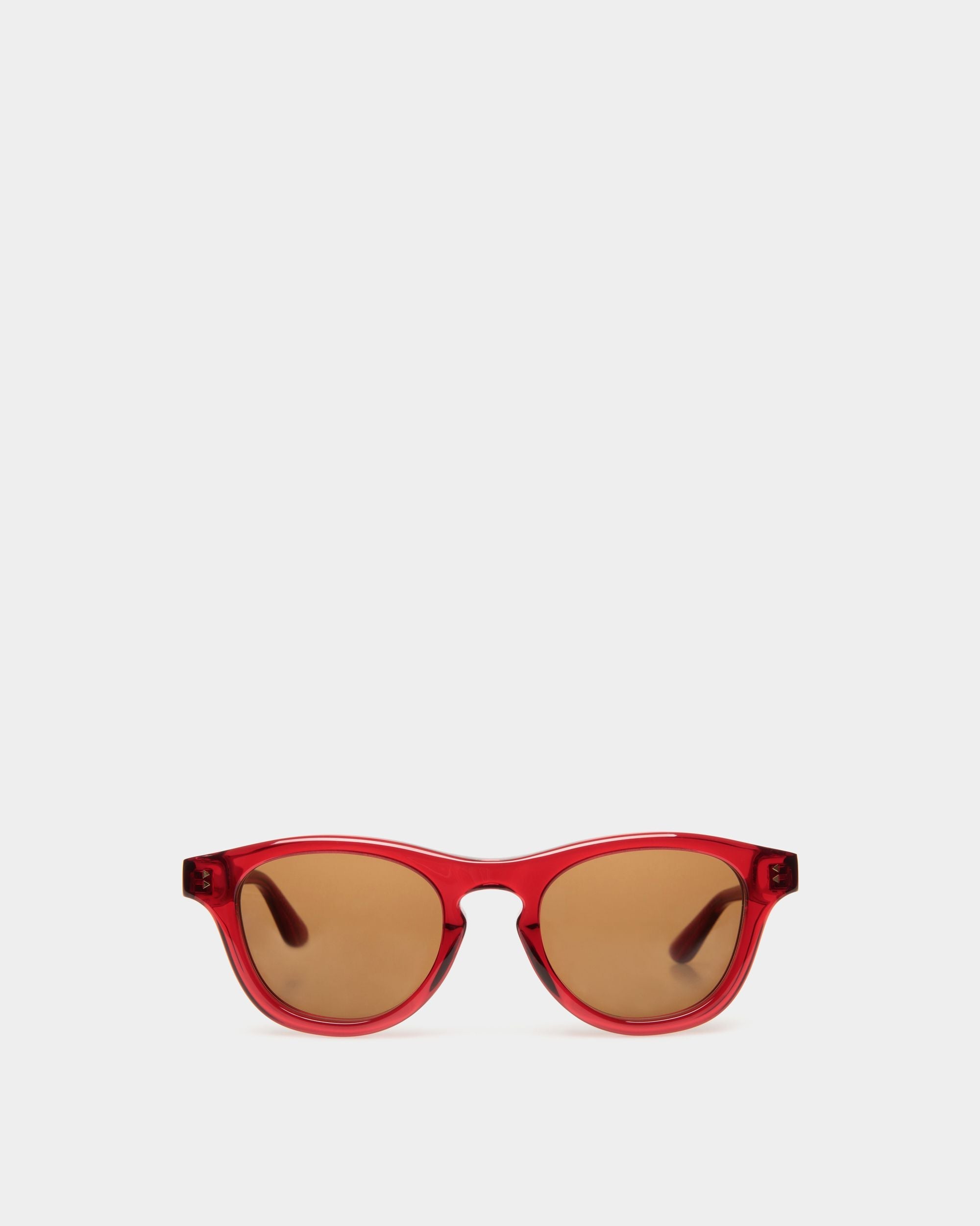 Bally Global - Dieter Sunglasses In Red Acetate - Red
