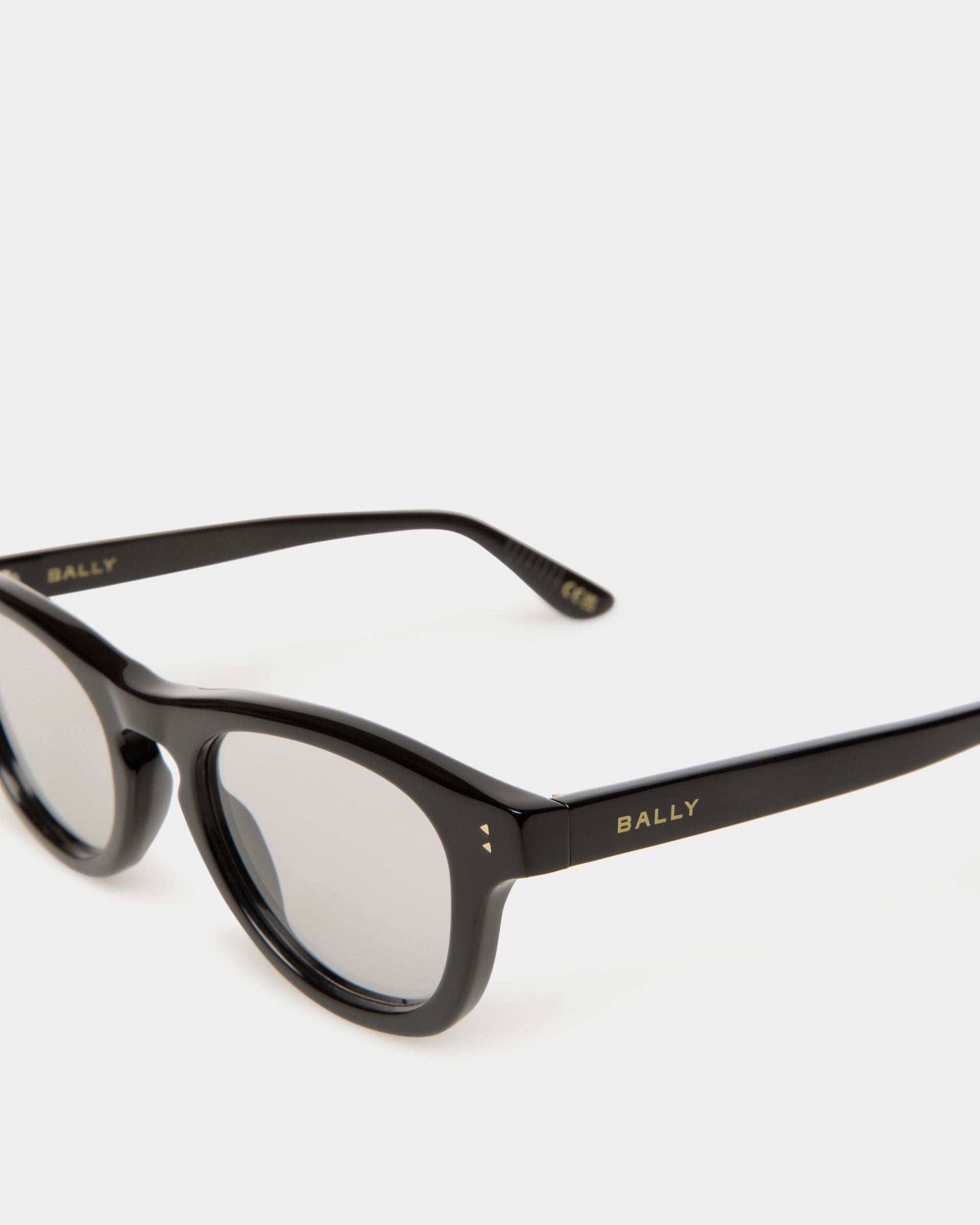Bally Global - Lunettes De Soleil Dieter En Acétate Noir - Noir