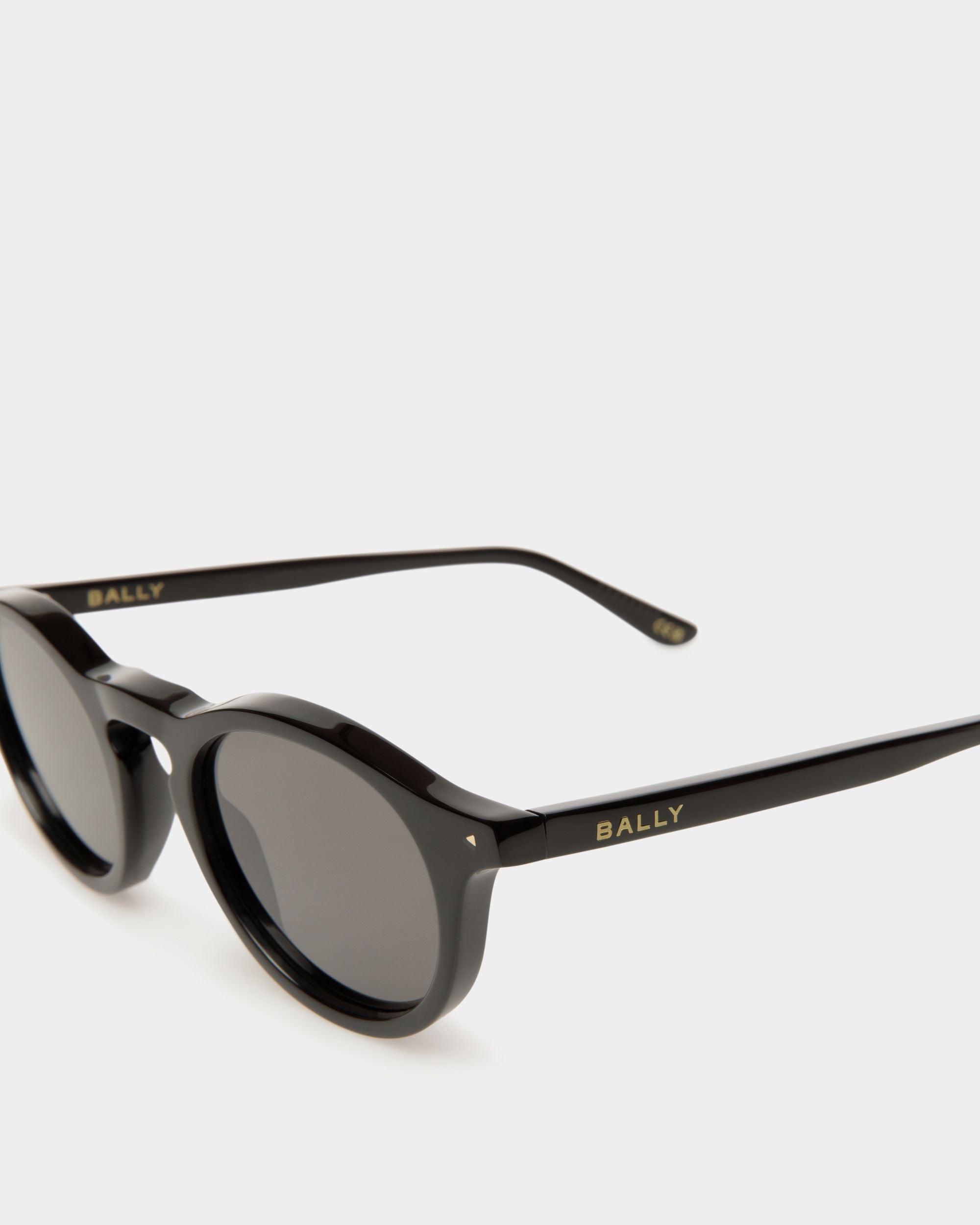 Bally Global - Lunettes De Soleil Hermann En Acétate Noir - Noir