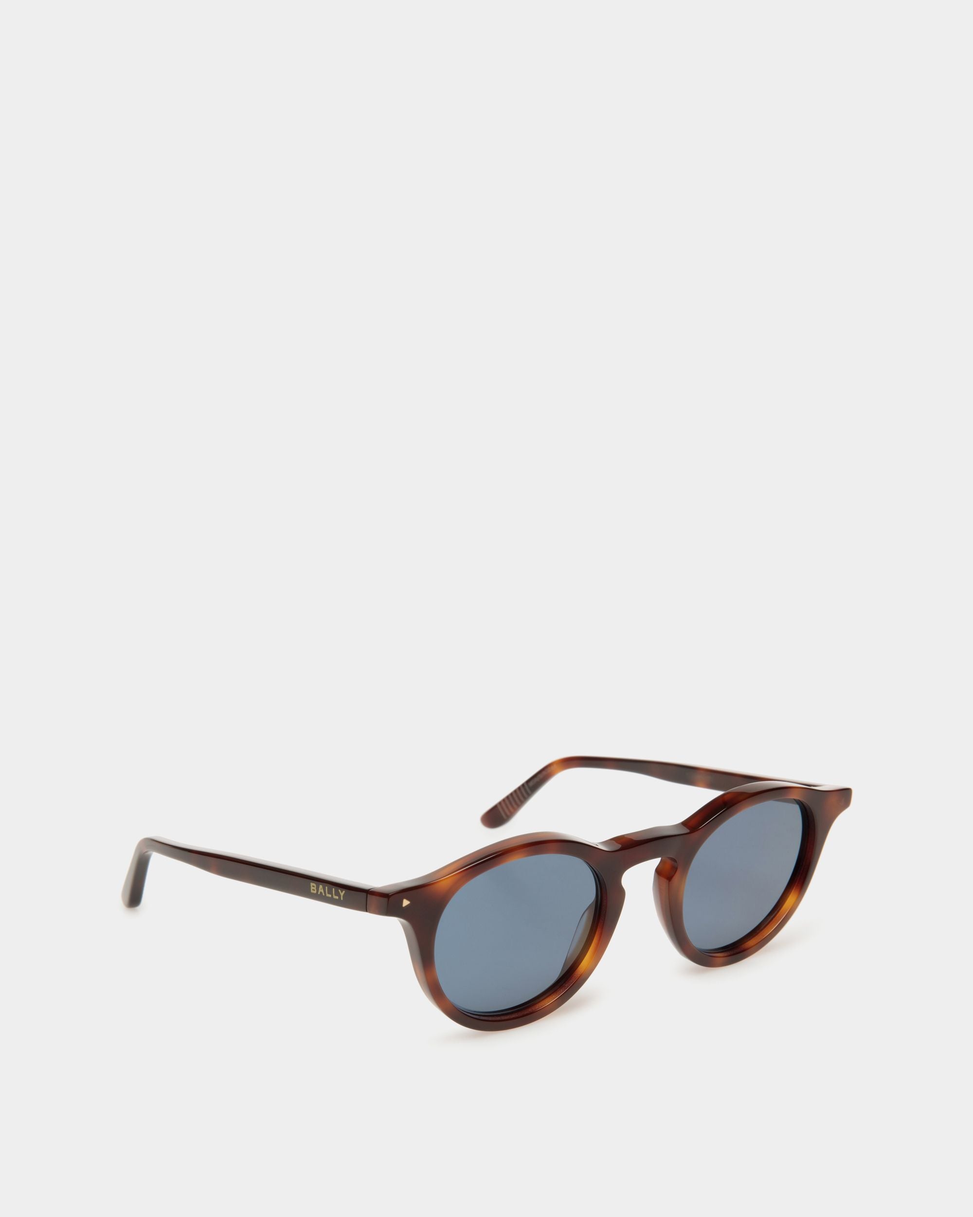 Bally Global - Lunettes De Soleil Hermann En Acétate Havana - Marron