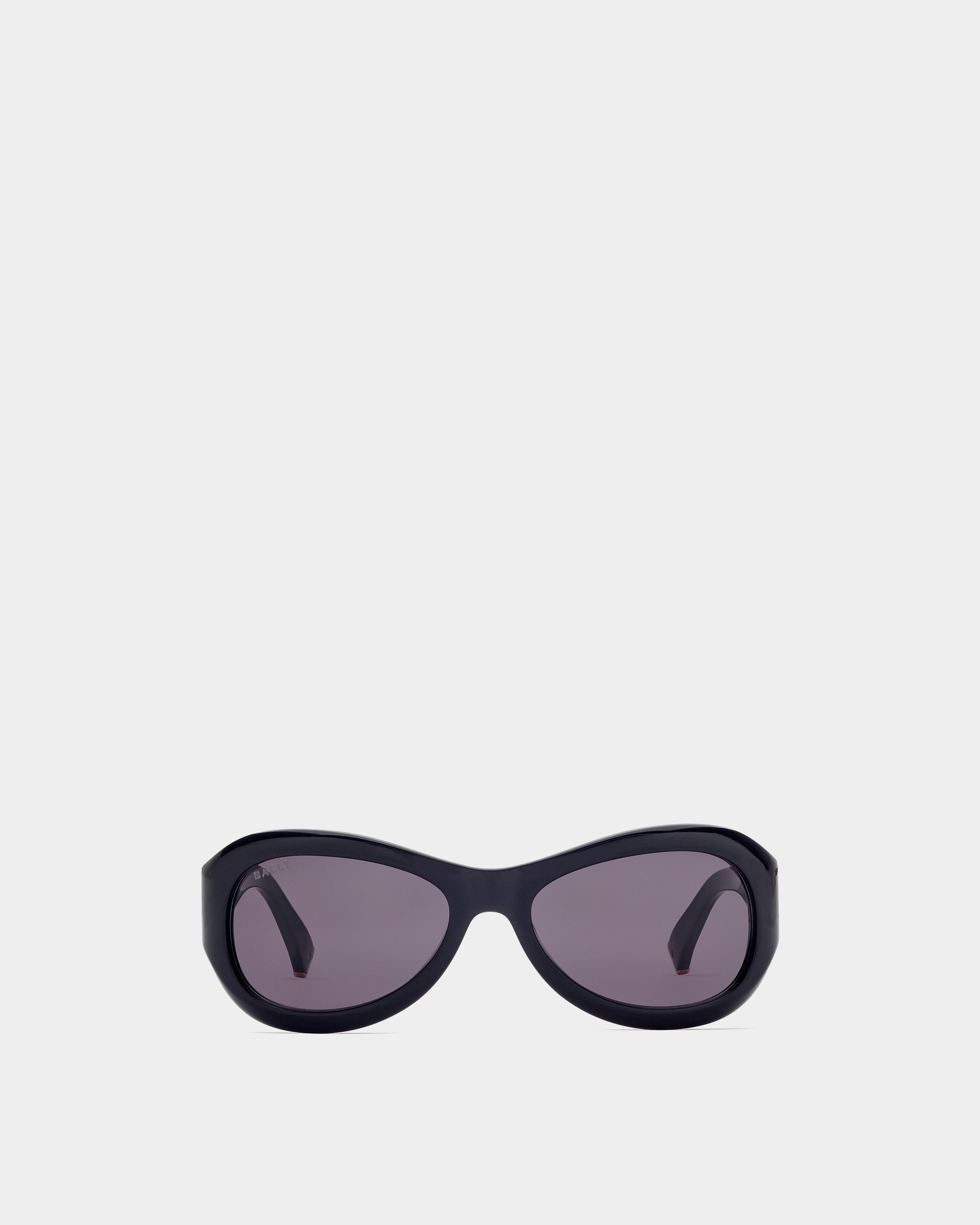 Bally Global - Maurice Acetate Sunglasses in Black and Smoke - Black