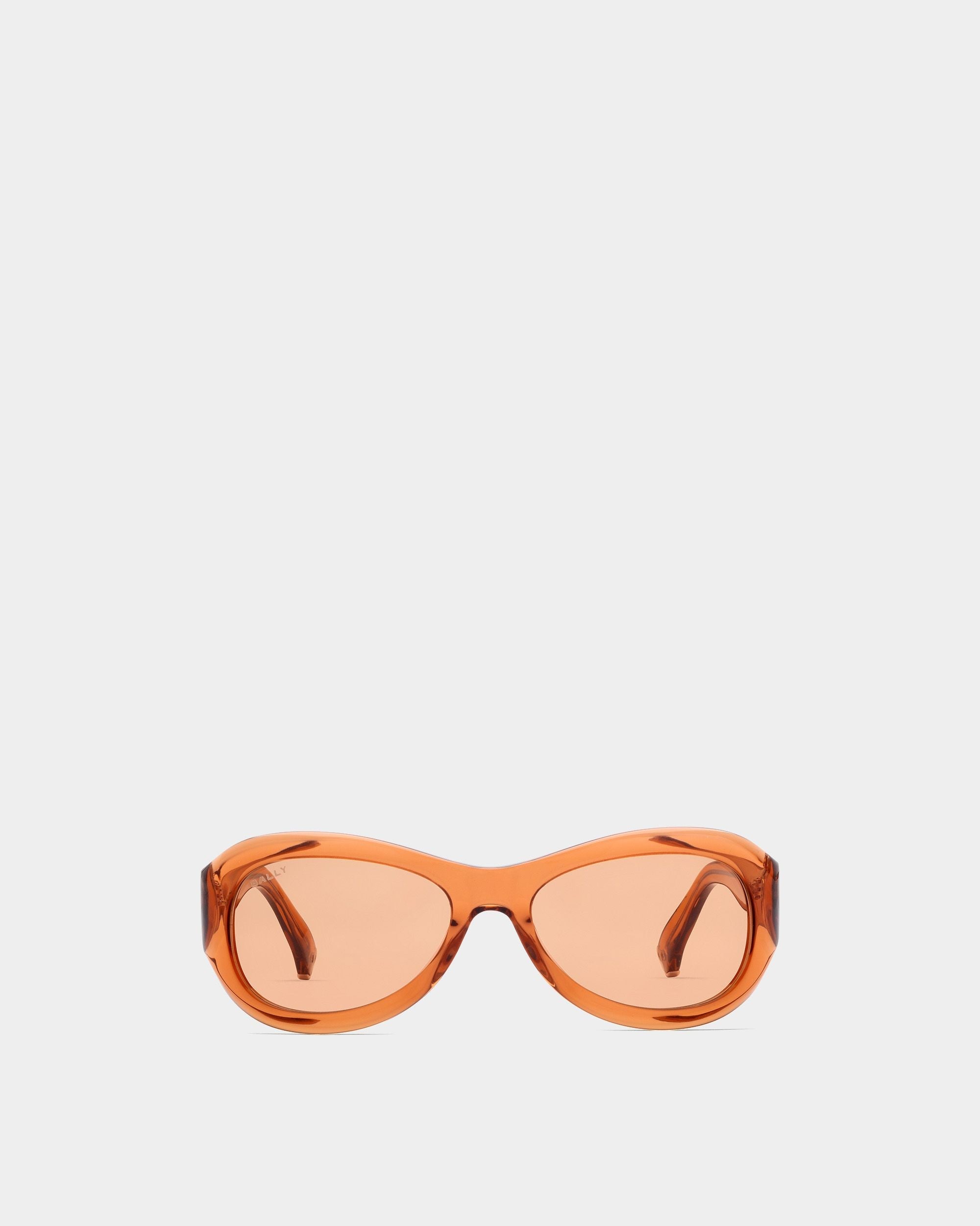 Bally Global - Gafas De Sol Maurice De Acetato En Ámbar Y Naranja - Naranja